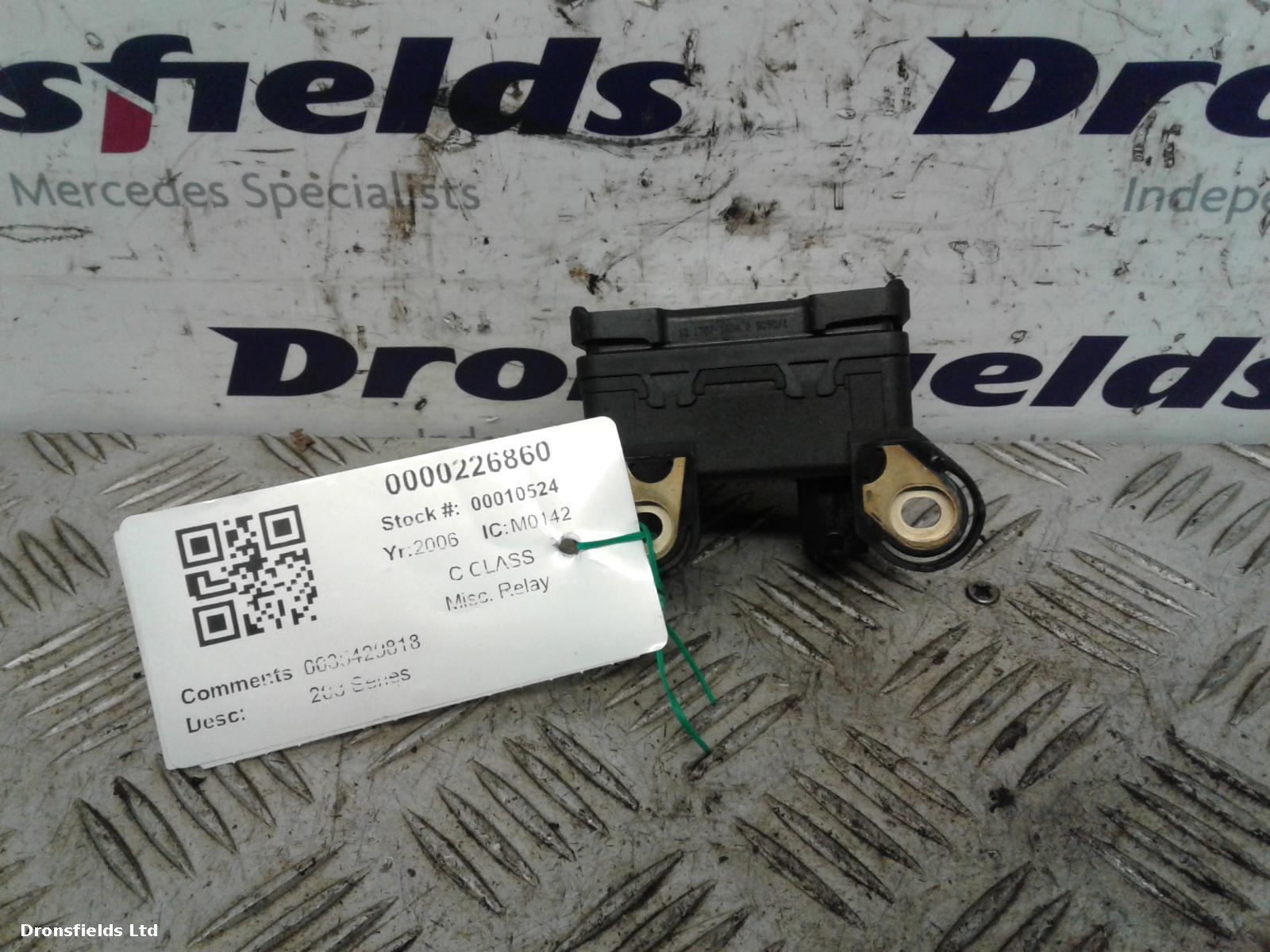 View Auto part Misc. Relay Mercedes C Class 2006