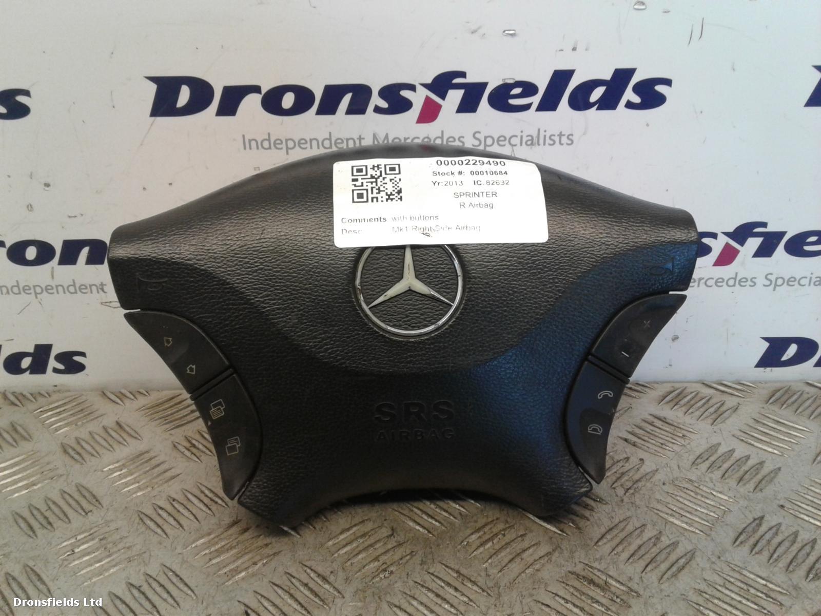 View Auto part R Air Bag Mercedes Sprinter 2013