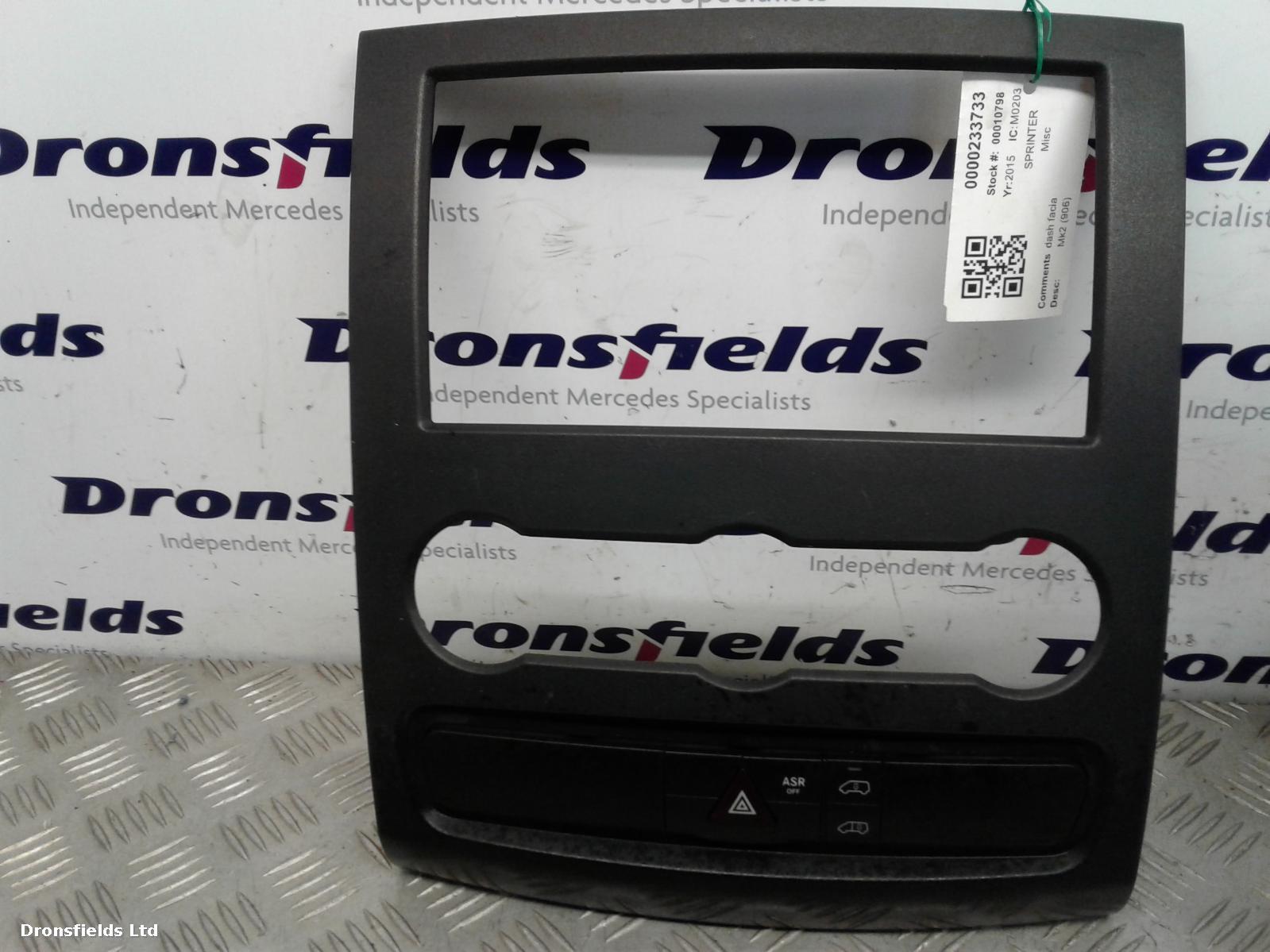 View Auto part Misc Mercedes Sprinter 2015