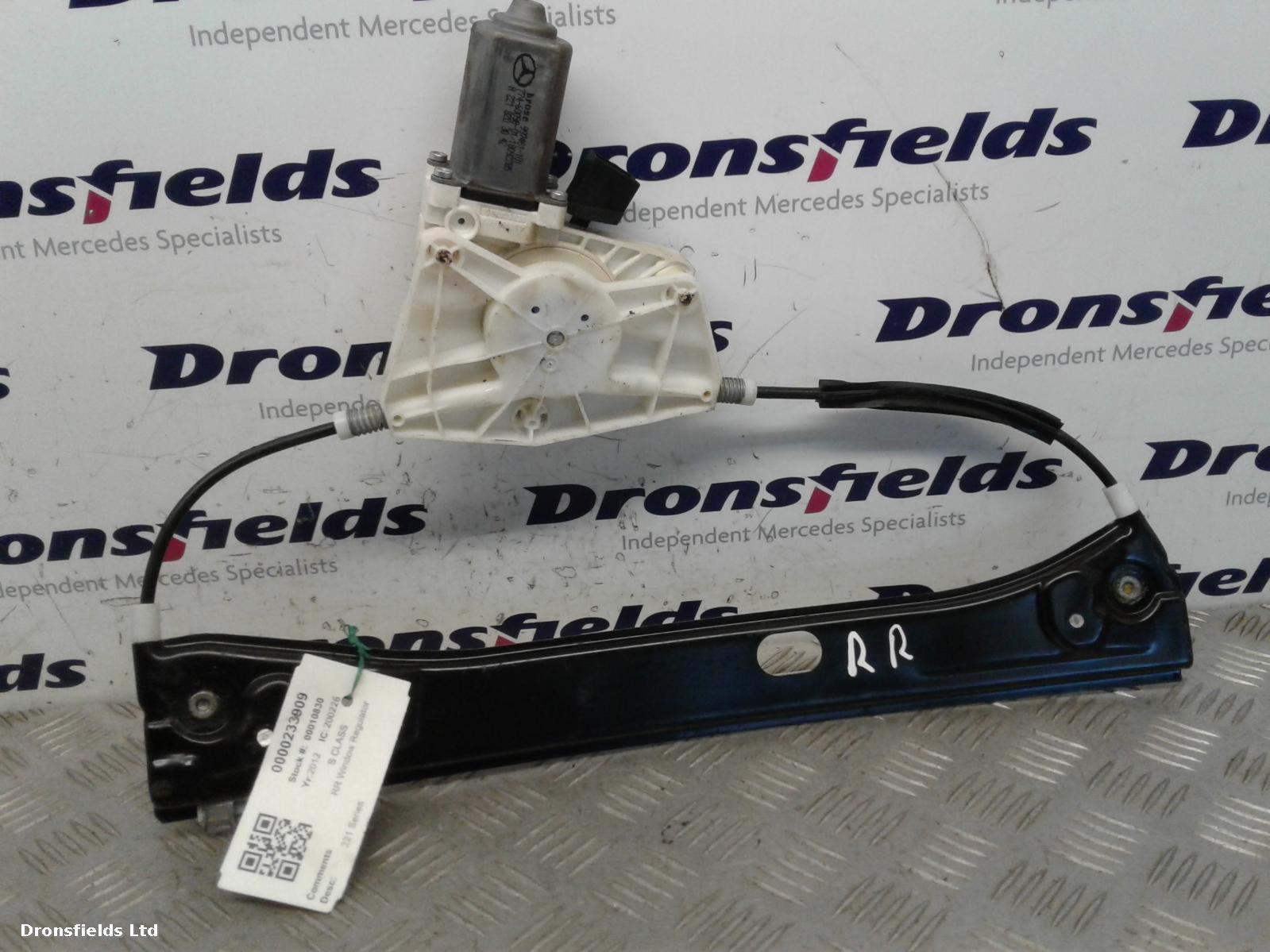 View Auto part RR Window Regulator Mercedes S Class 2012