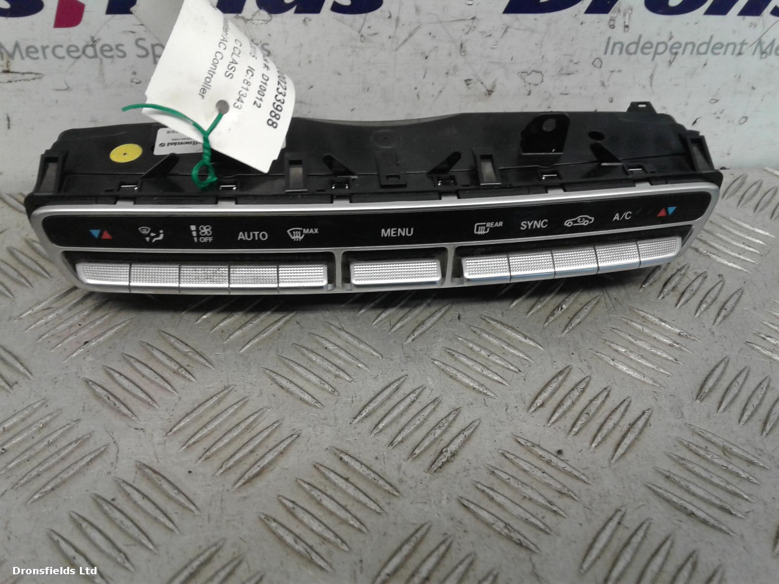 View Auto part Heater/AC Controller Mercedes C Class 2015