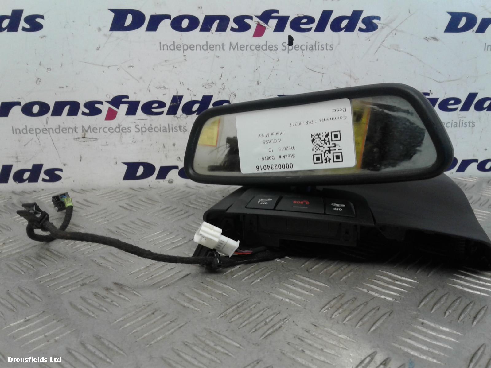 View Auto part Interior Mirror Mercedes A Class 2016