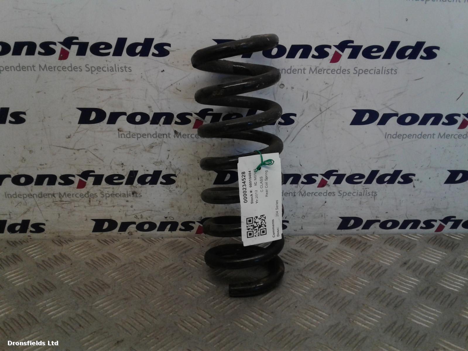 View Auto part Rear Coil Spring Mercedes C Class 2012