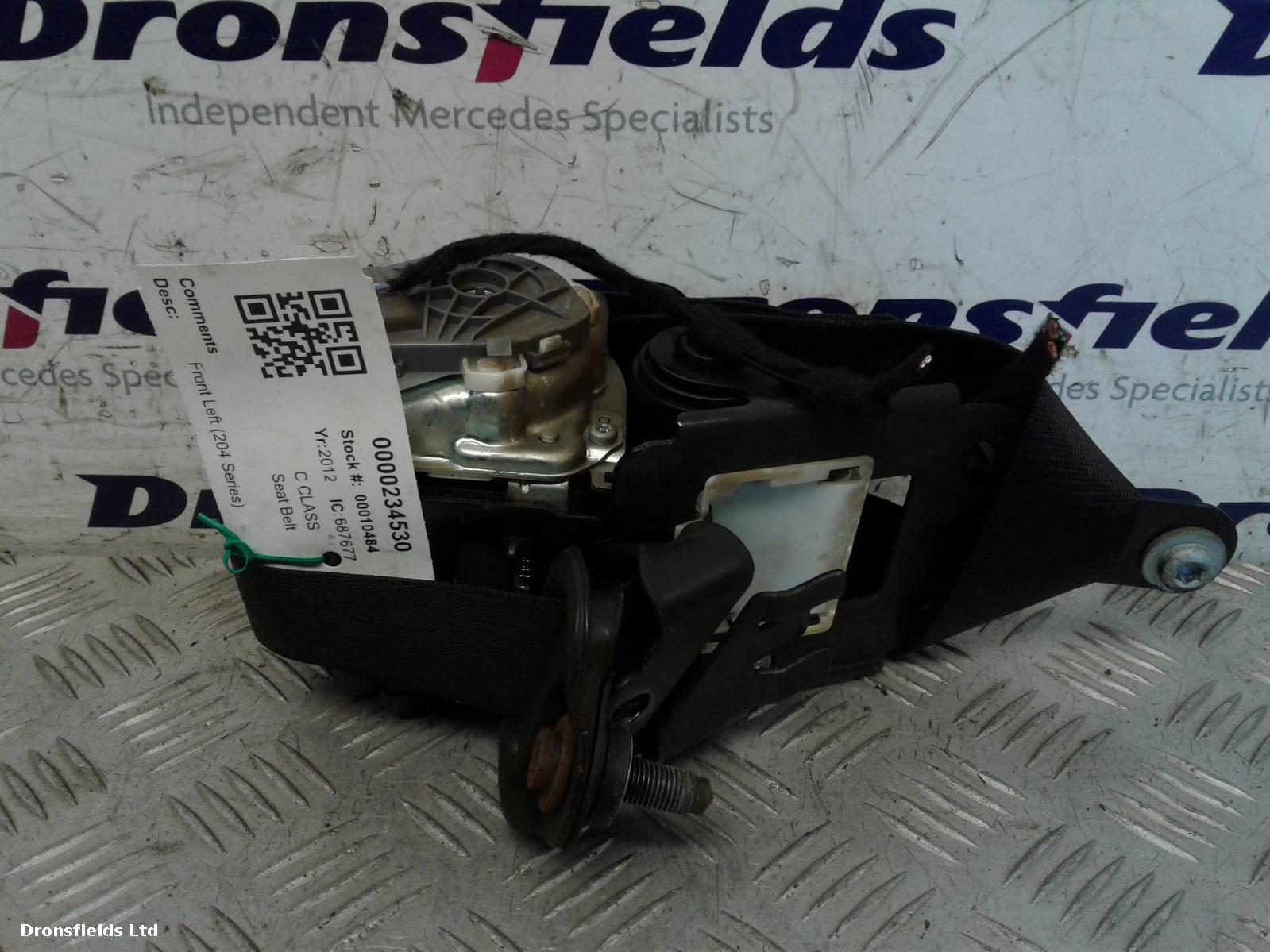 View Auto part Seat Belt Mercedes C Class 2012