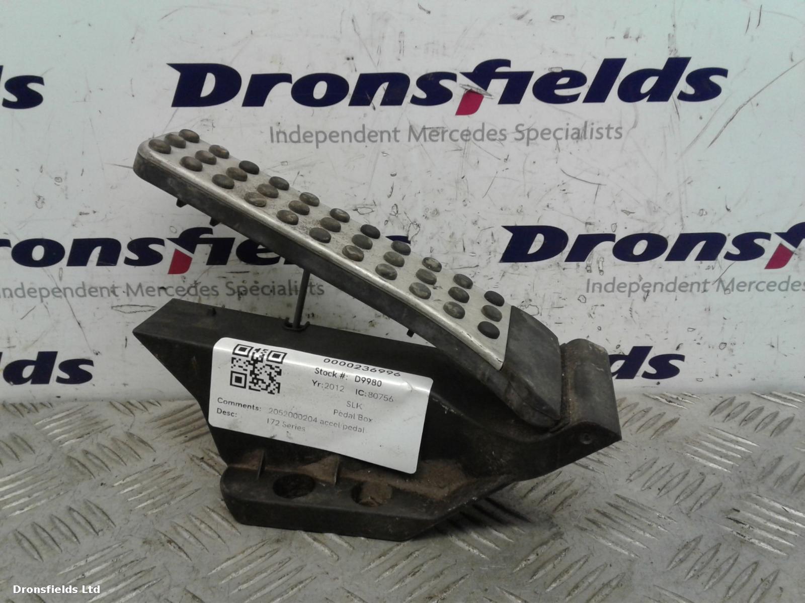 View Auto part Pedal Box Mercedes Slk 2012