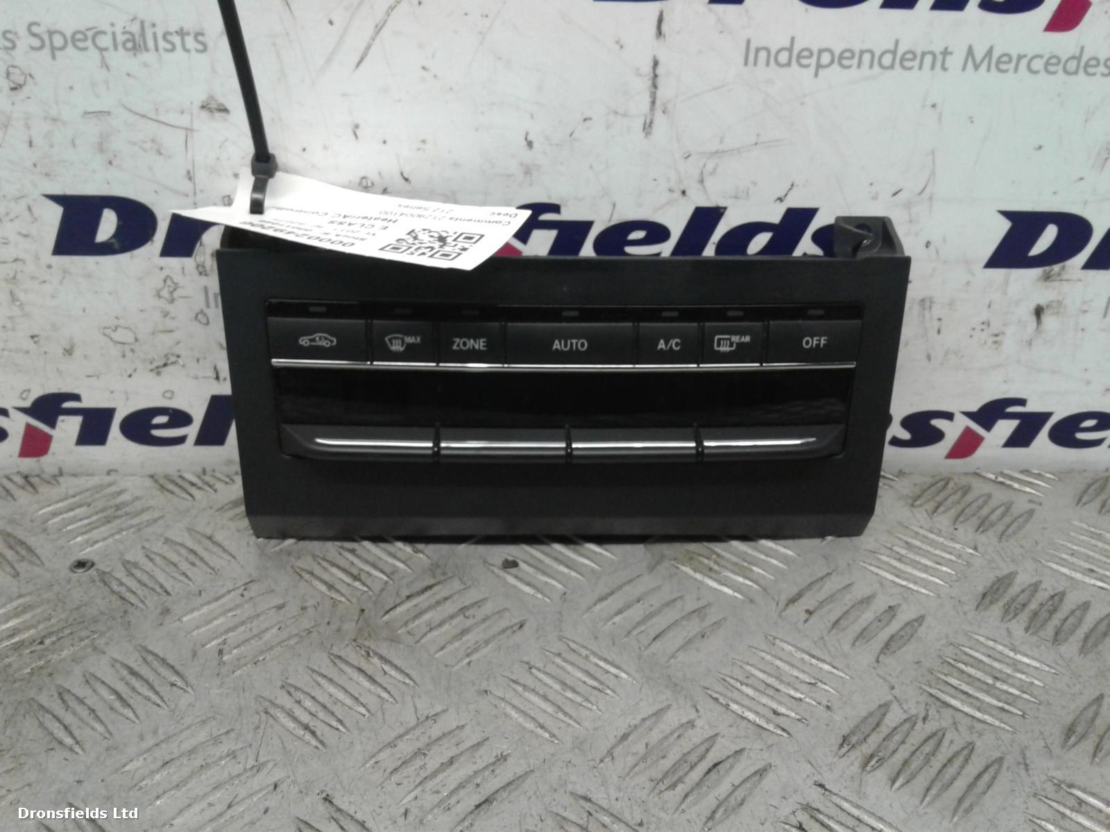 View Auto part Heater/AC Controller Mercedes E Class 2011