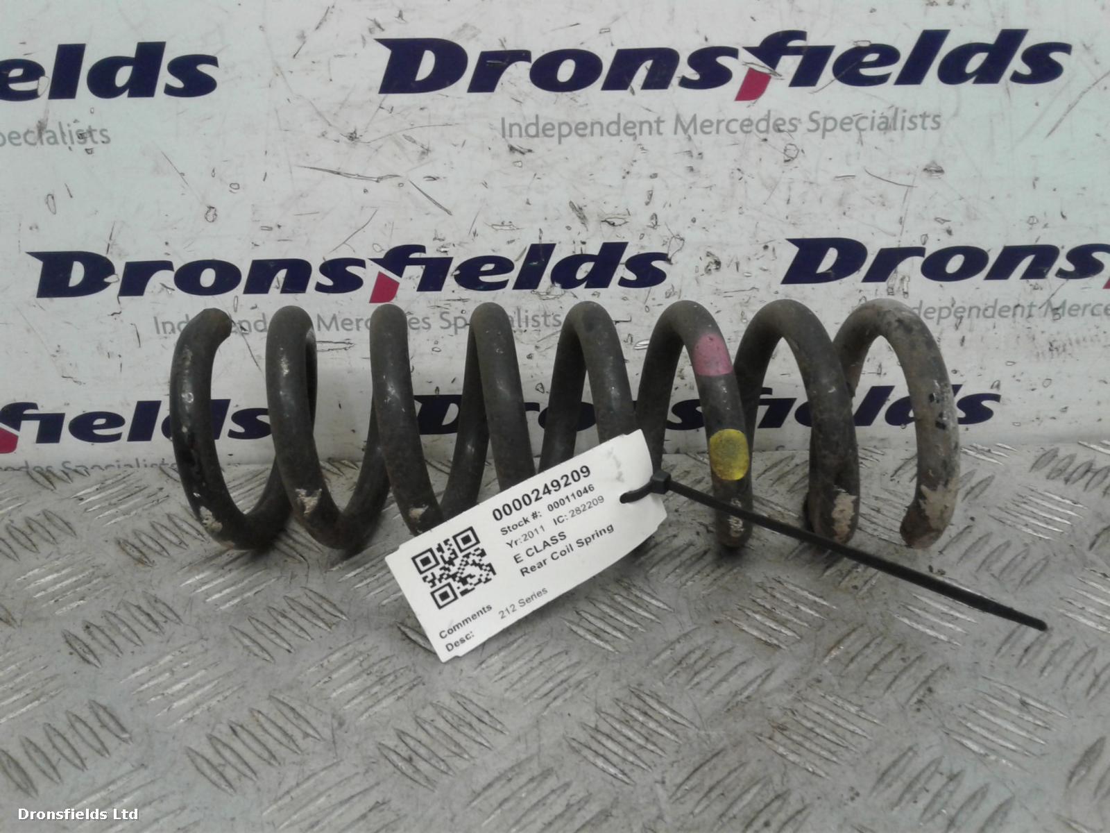 View Auto part Rear Coil Spring Mercedes E Class 2011