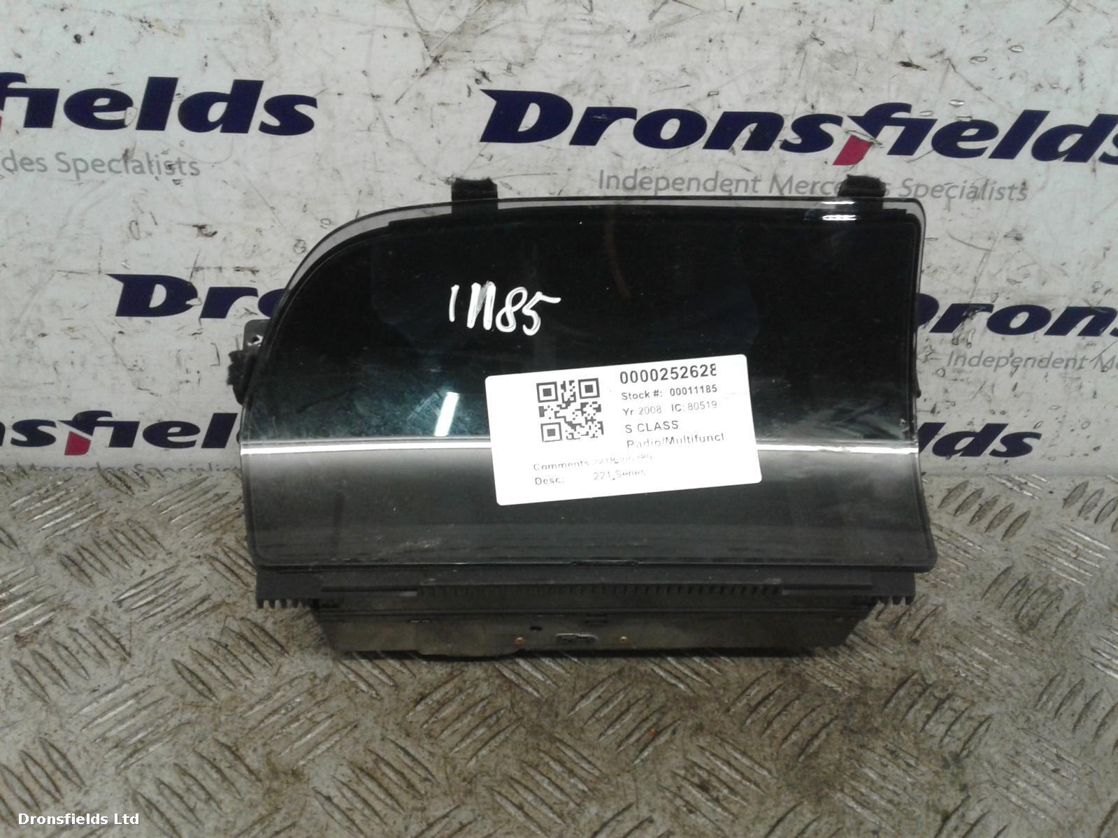 View Auto part Radio Display Mercedes S Class 2008