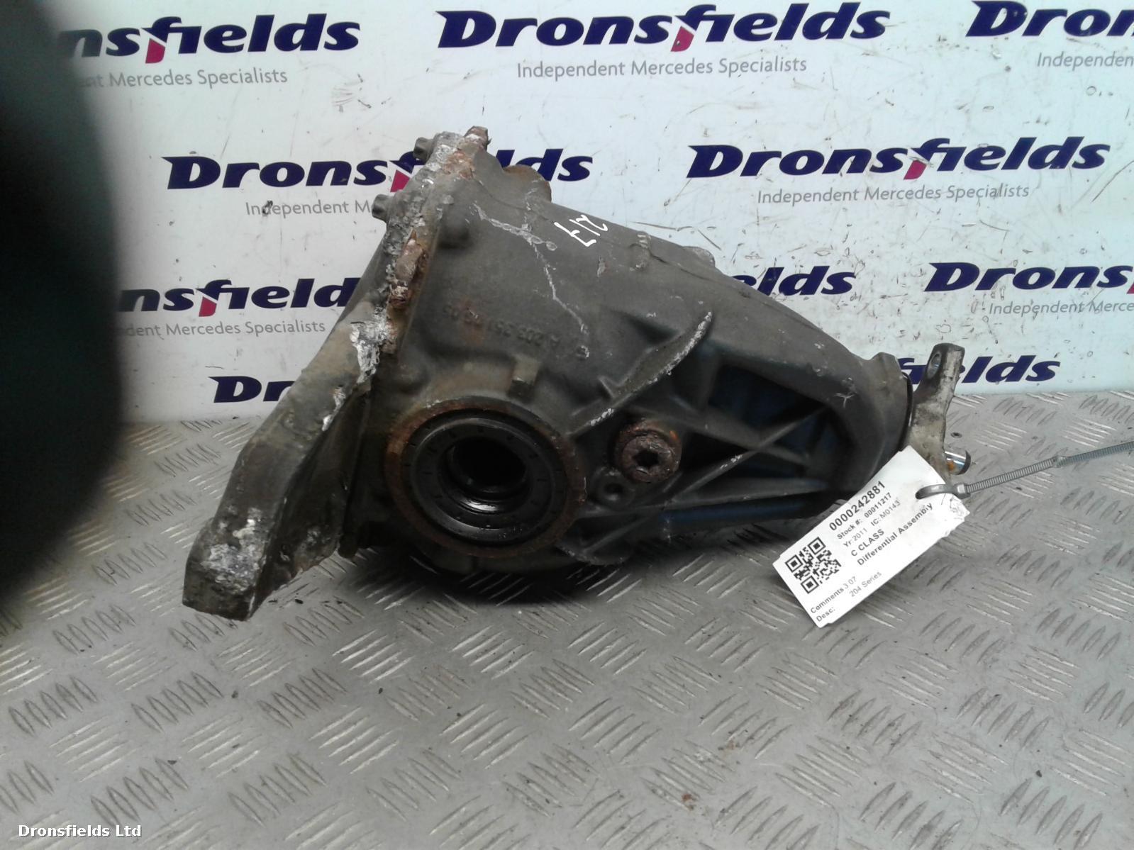 View Auto part Differential Assembly Mercedes C Class 2011