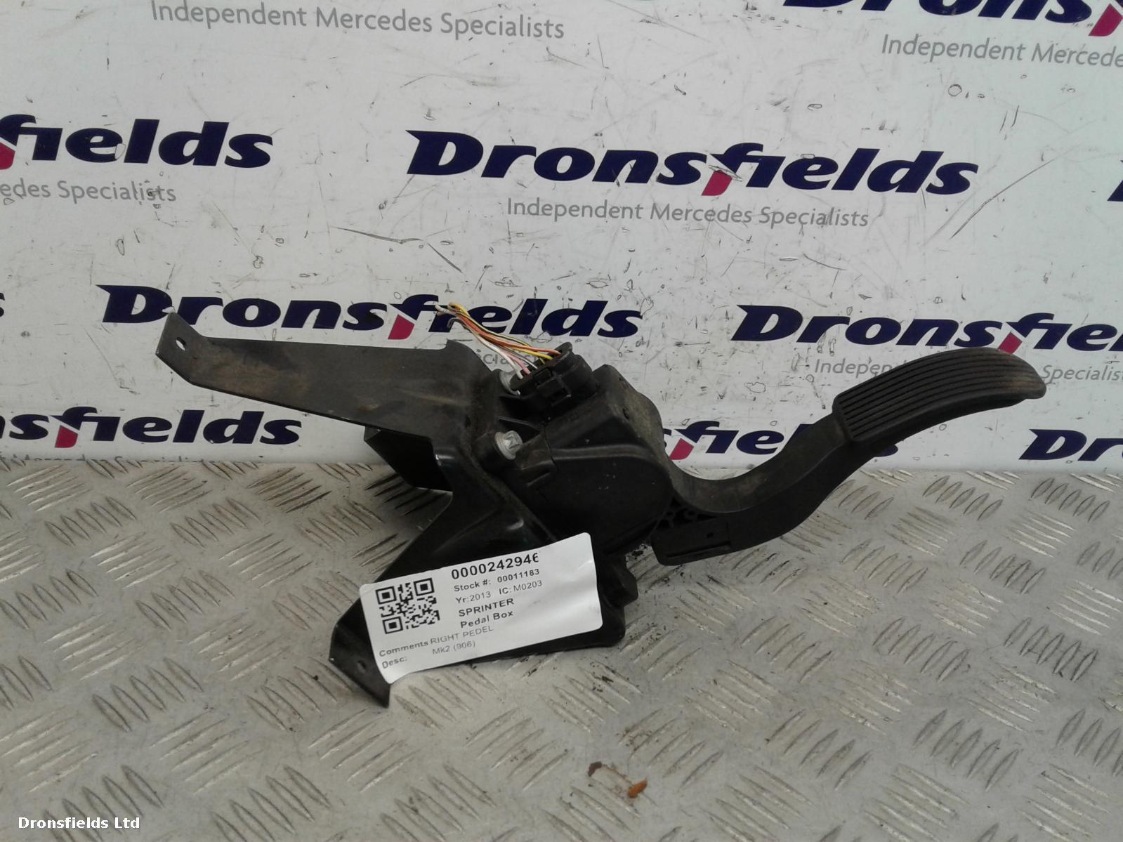 View Auto part Pedal Box Mercedes Sprinter 2013