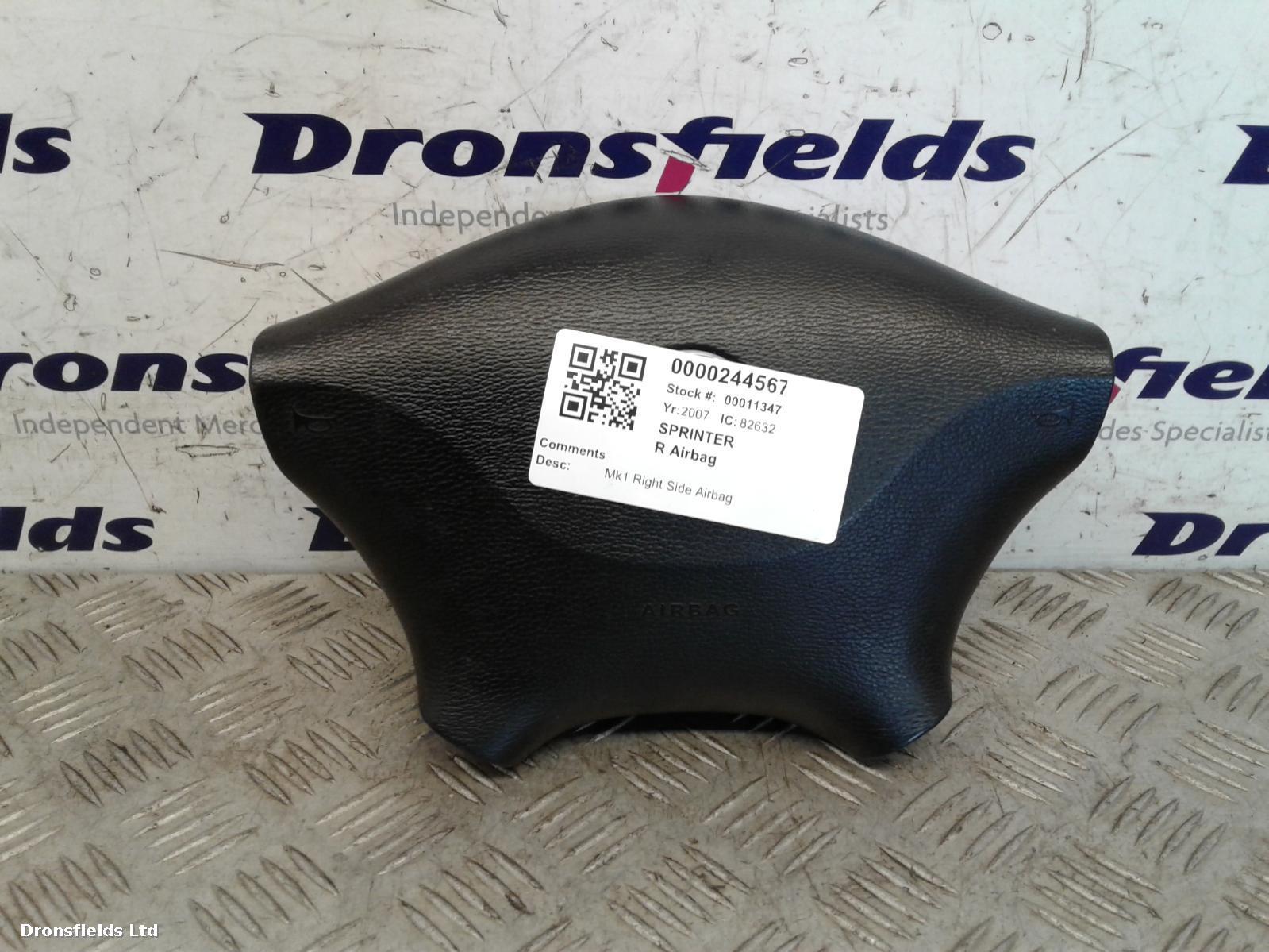 View Auto part R Air Bag Mercedes Sprinter 2007