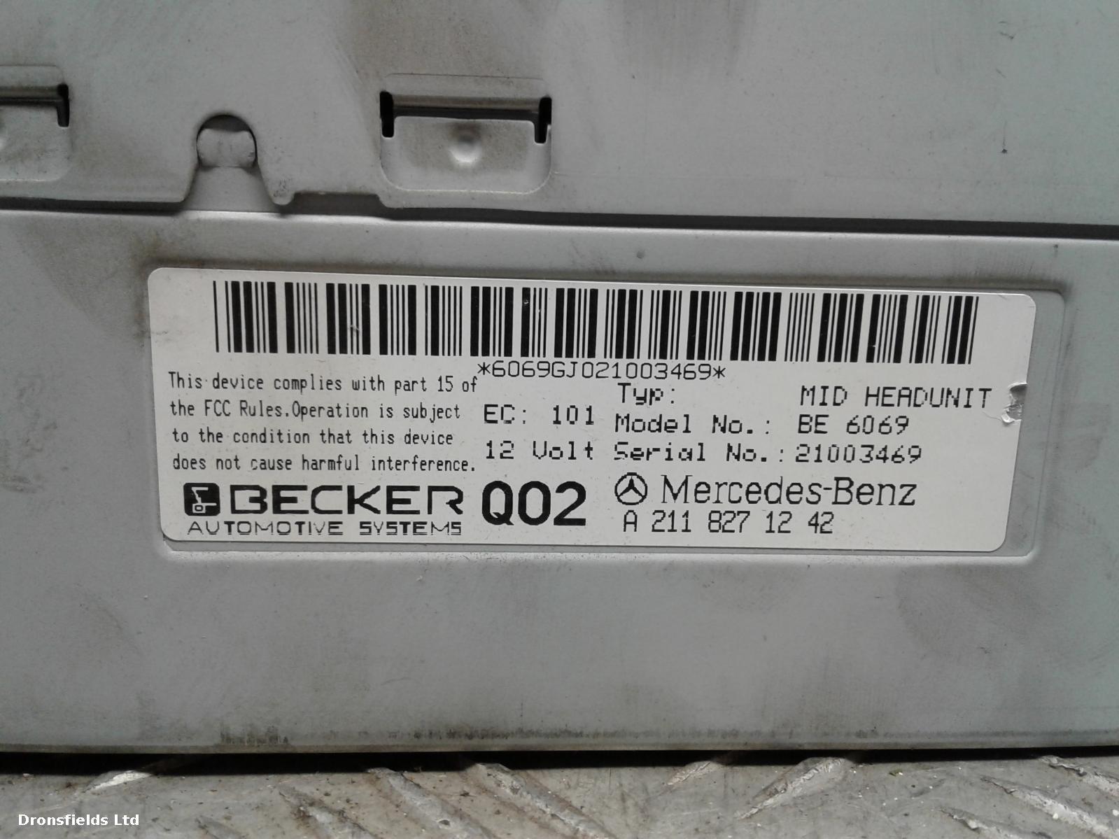 View Auto part CD Changer Mercedes E Class 2005