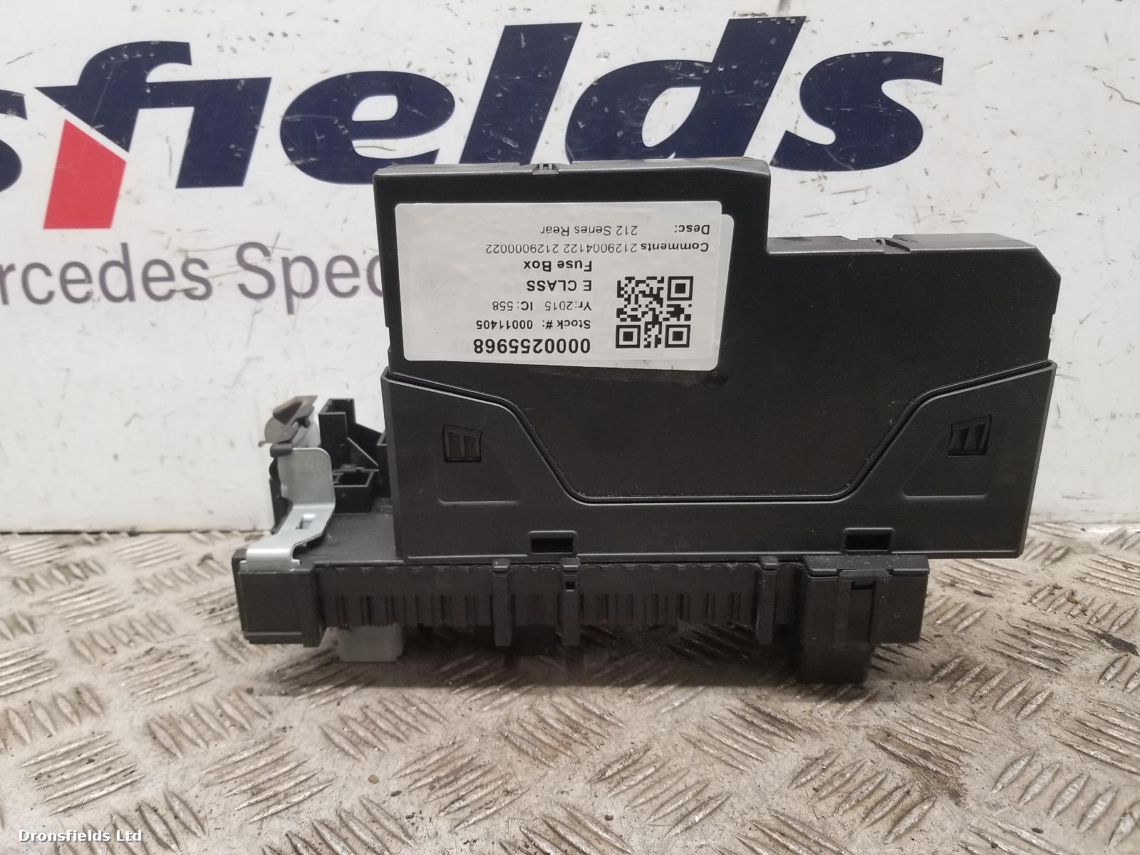 View Auto part Fuse Box Mercedes E Class 2015