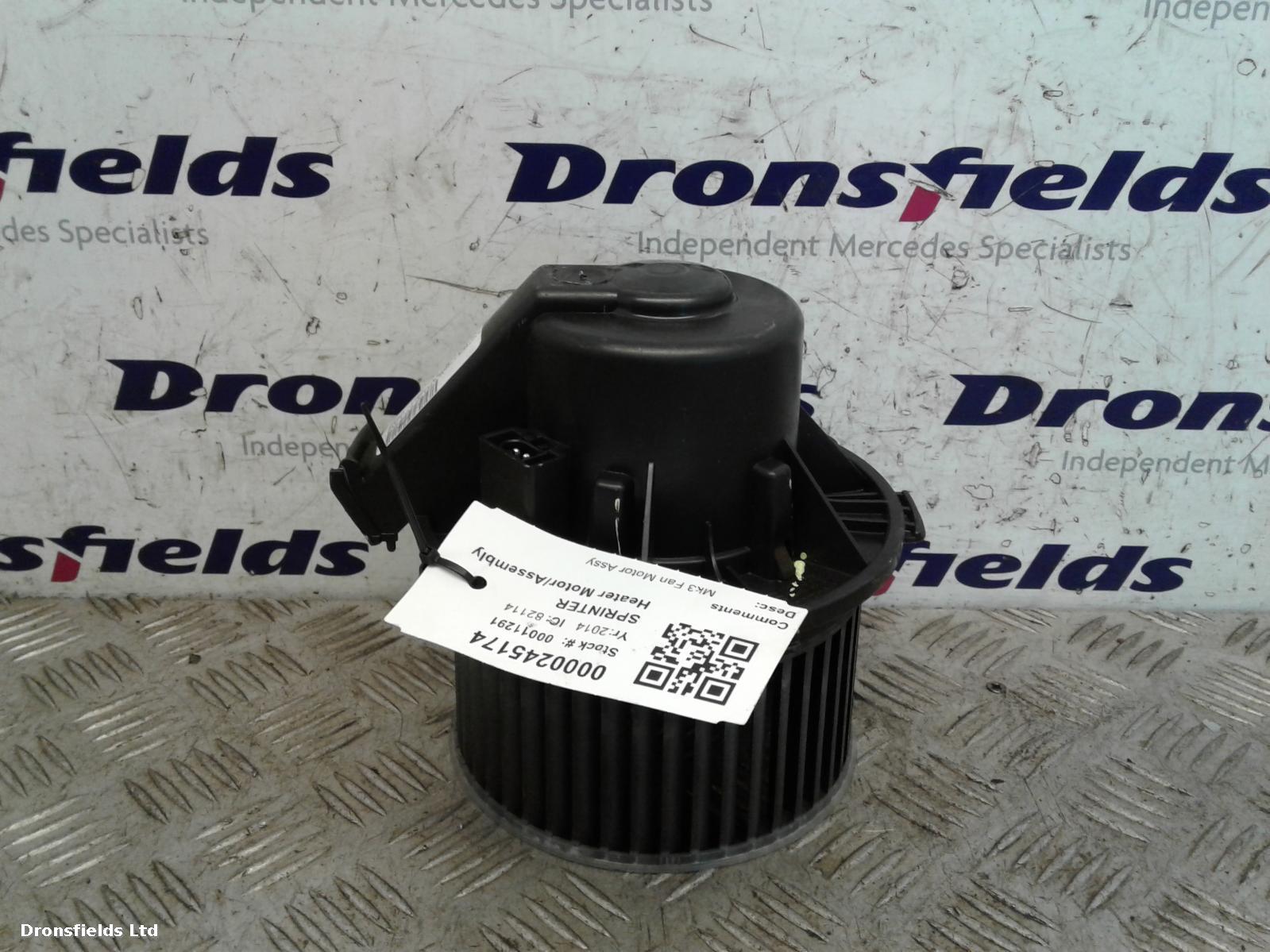 View Auto part Heater Motor/Assembly Mercedes Sprinter 2014