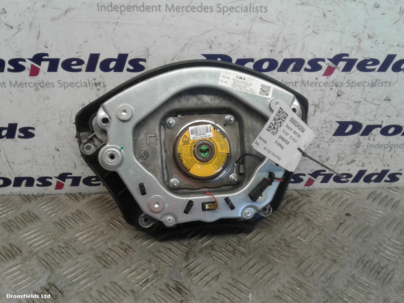 View Auto part R Air Bag Mercedes Sprinter 2007