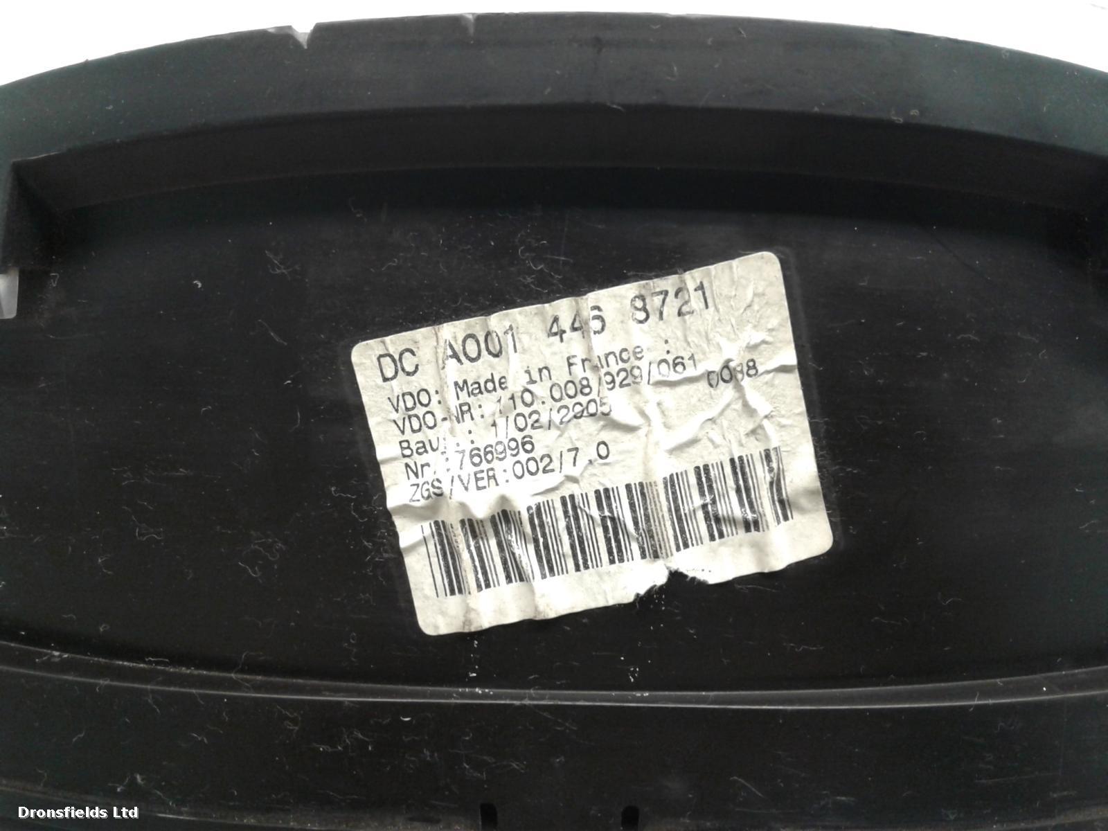 View Auto part Speedometer Mercedes Sprinter 2005