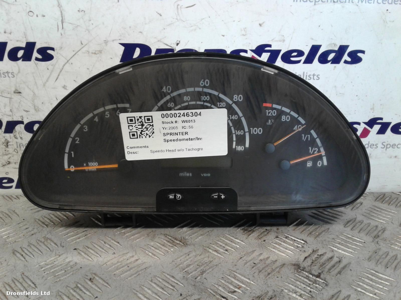 View Auto part Speedometer Mercedes Sprinter 2005