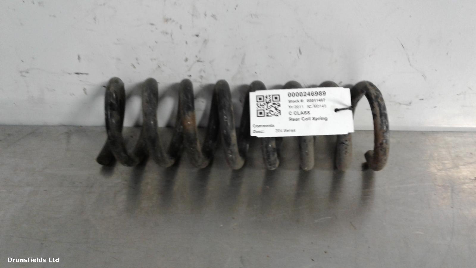 View Auto part Rear Coil Spring Mercedes C Class 2011