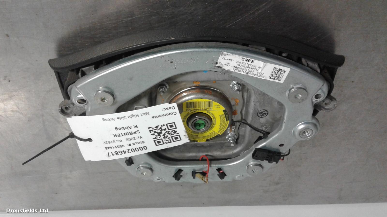 View Auto part R Air Bag Mercedes Sprinter 2008