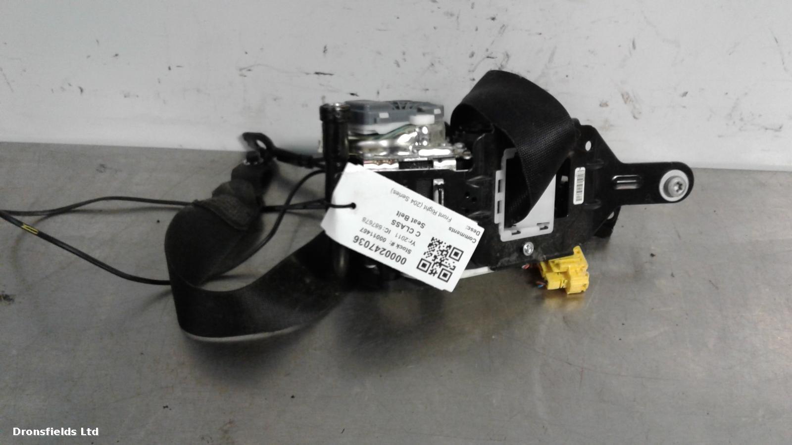 View Auto part Seat Belt Mercedes C Class 2011