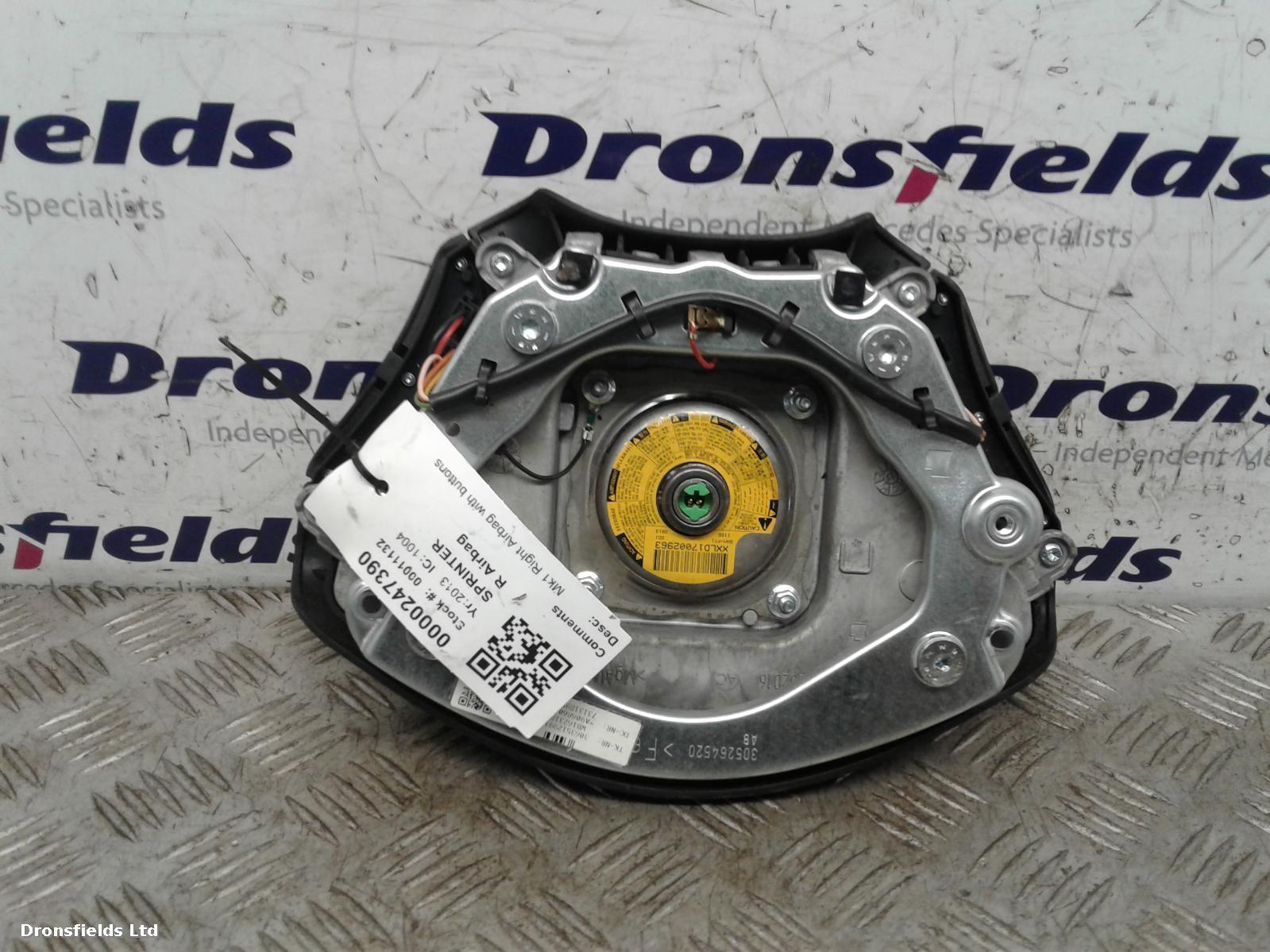 View Auto part R Air Bag Mercedes Sprinter 2013