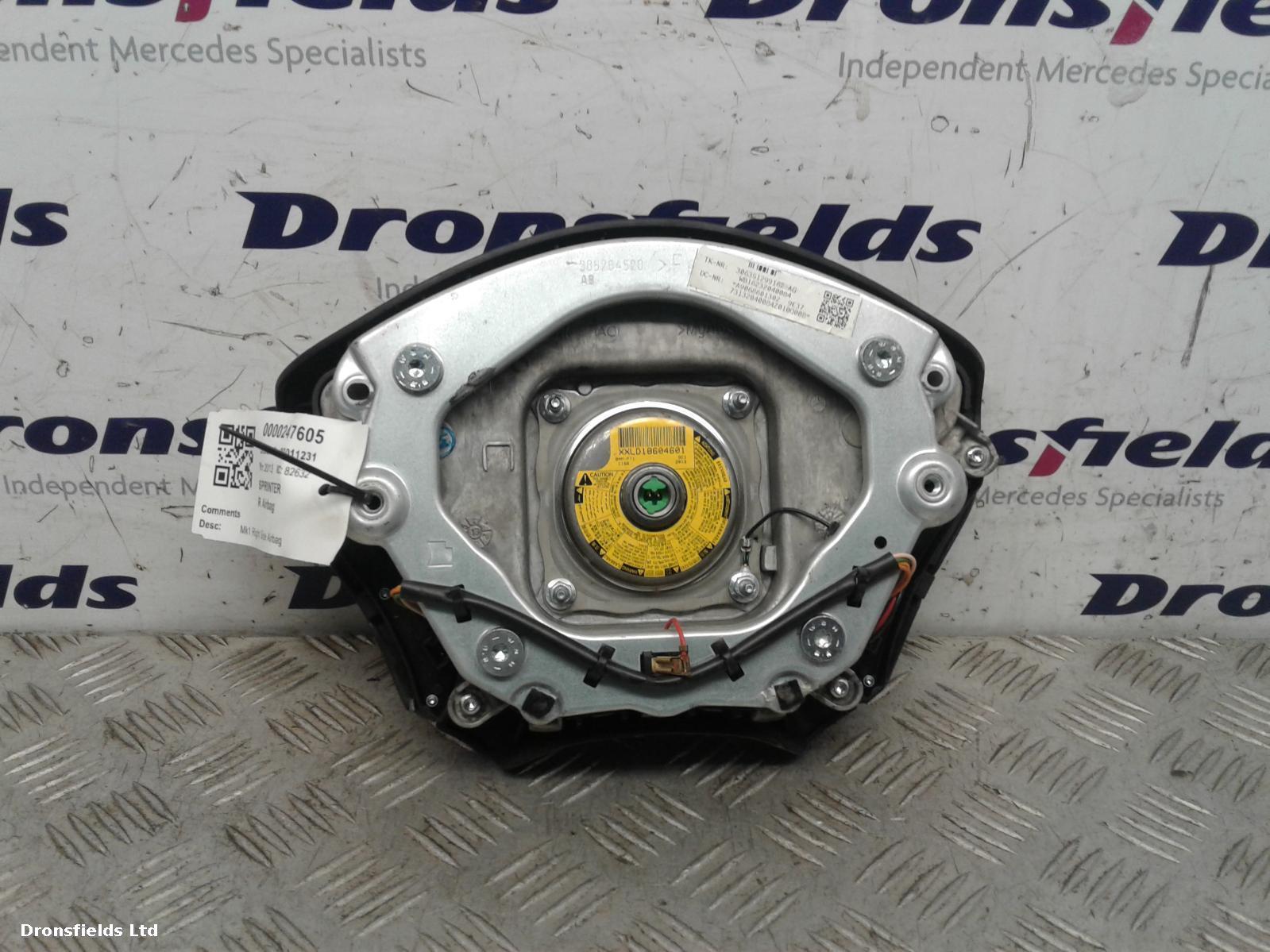 View Auto part R Air Bag Mercedes Sprinter 2013