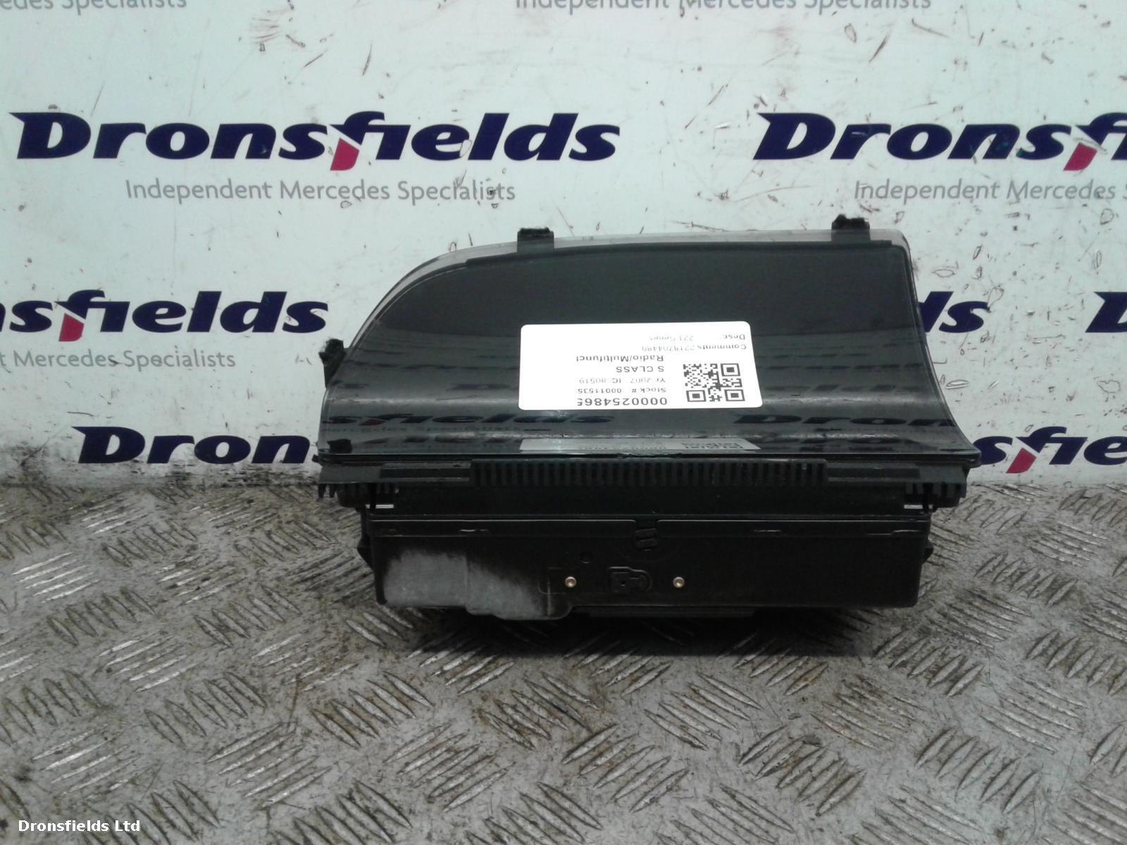 View Auto part Radio Display Mercedes S Class 2007
