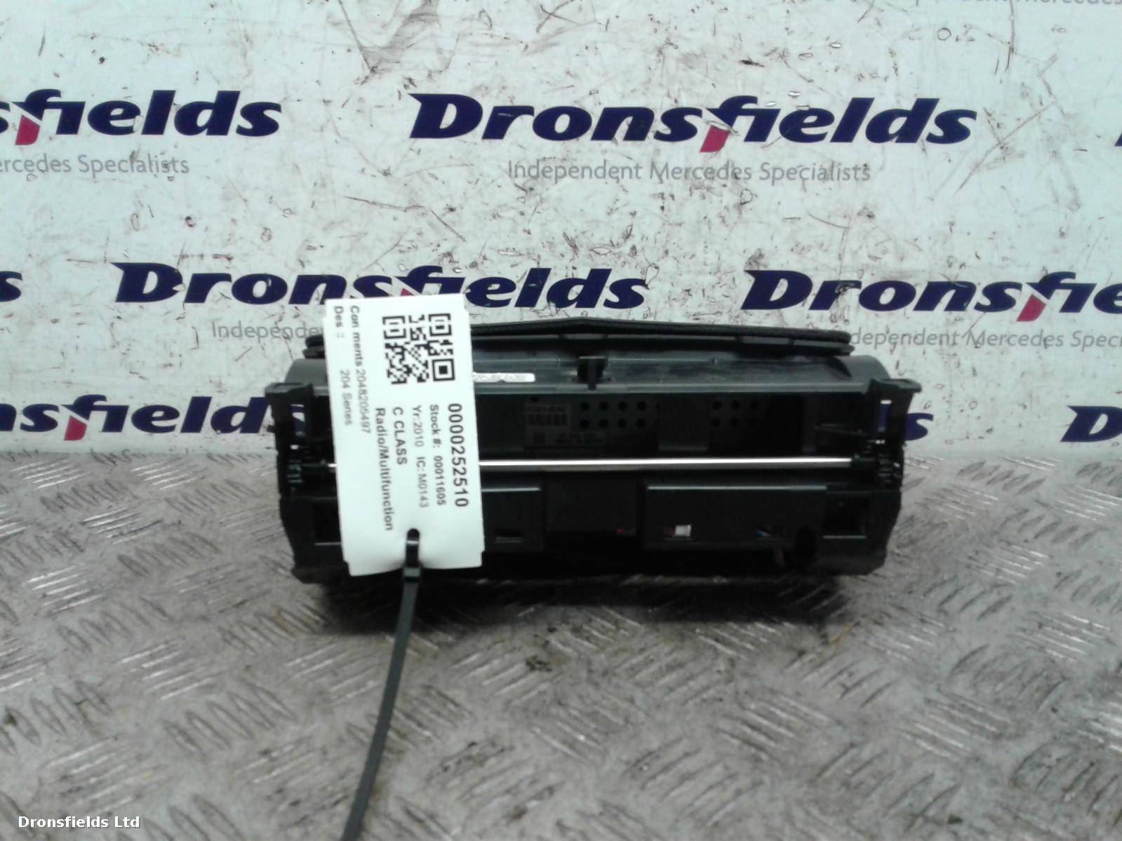 View Auto part Radio Display Mercedes C Class 2010