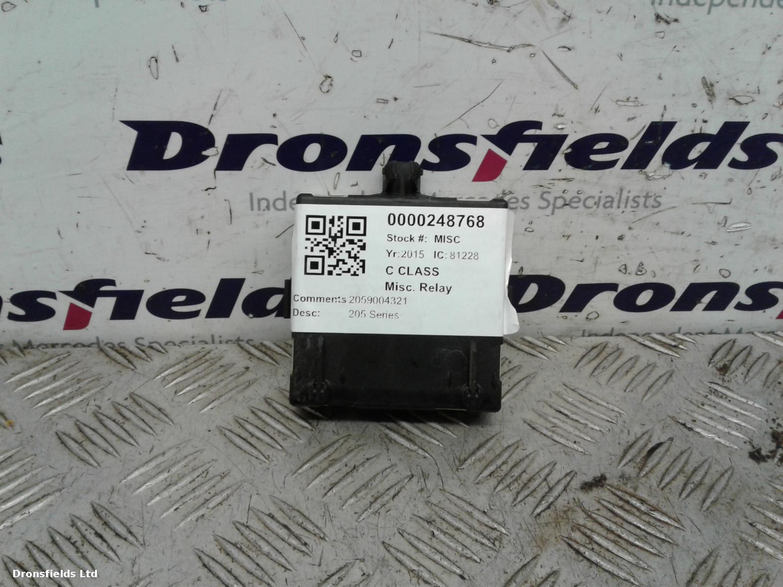 View Auto part Misc. Relay Mercedes C Class 2015