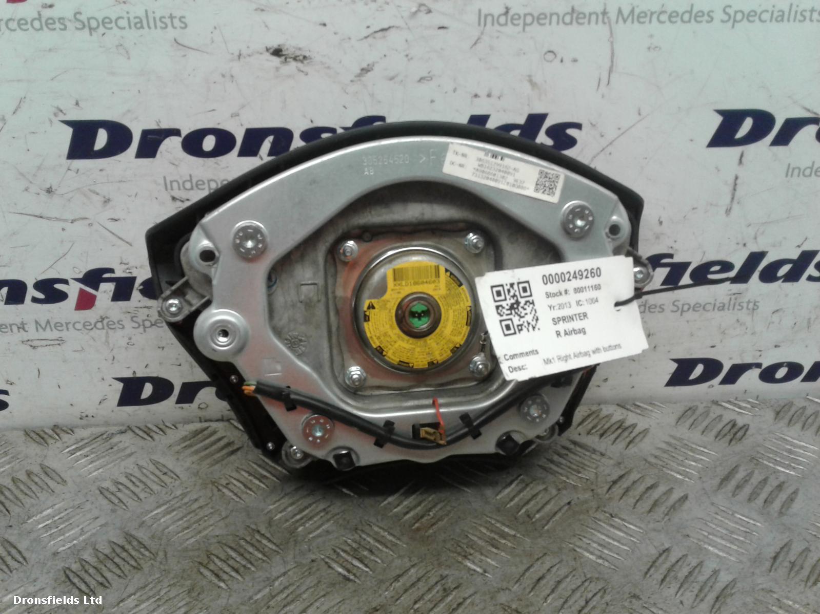View Auto part R Air Bag Mercedes Sprinter 2013