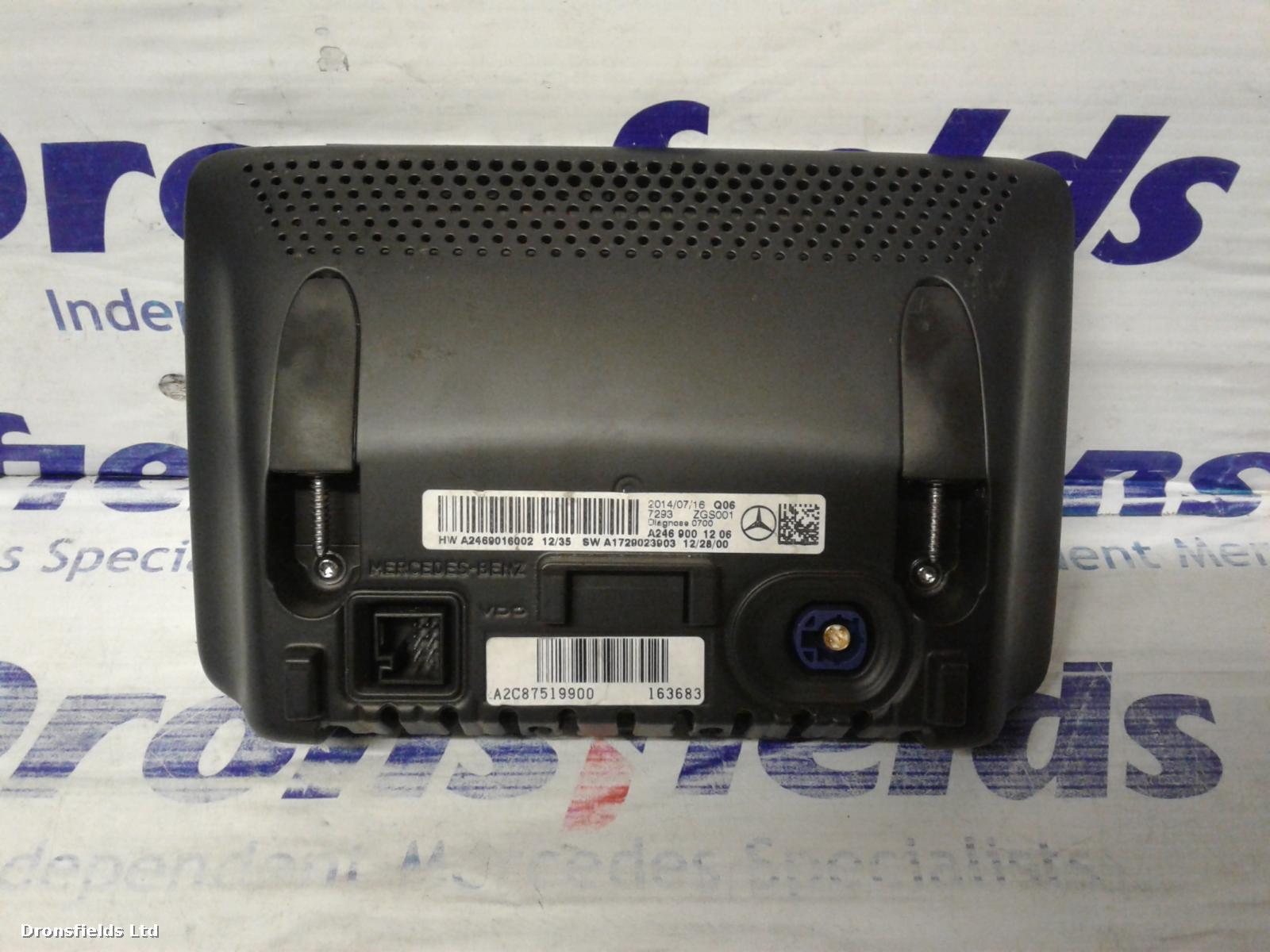 View Auto part Radio Display Mercedes M Class 2019