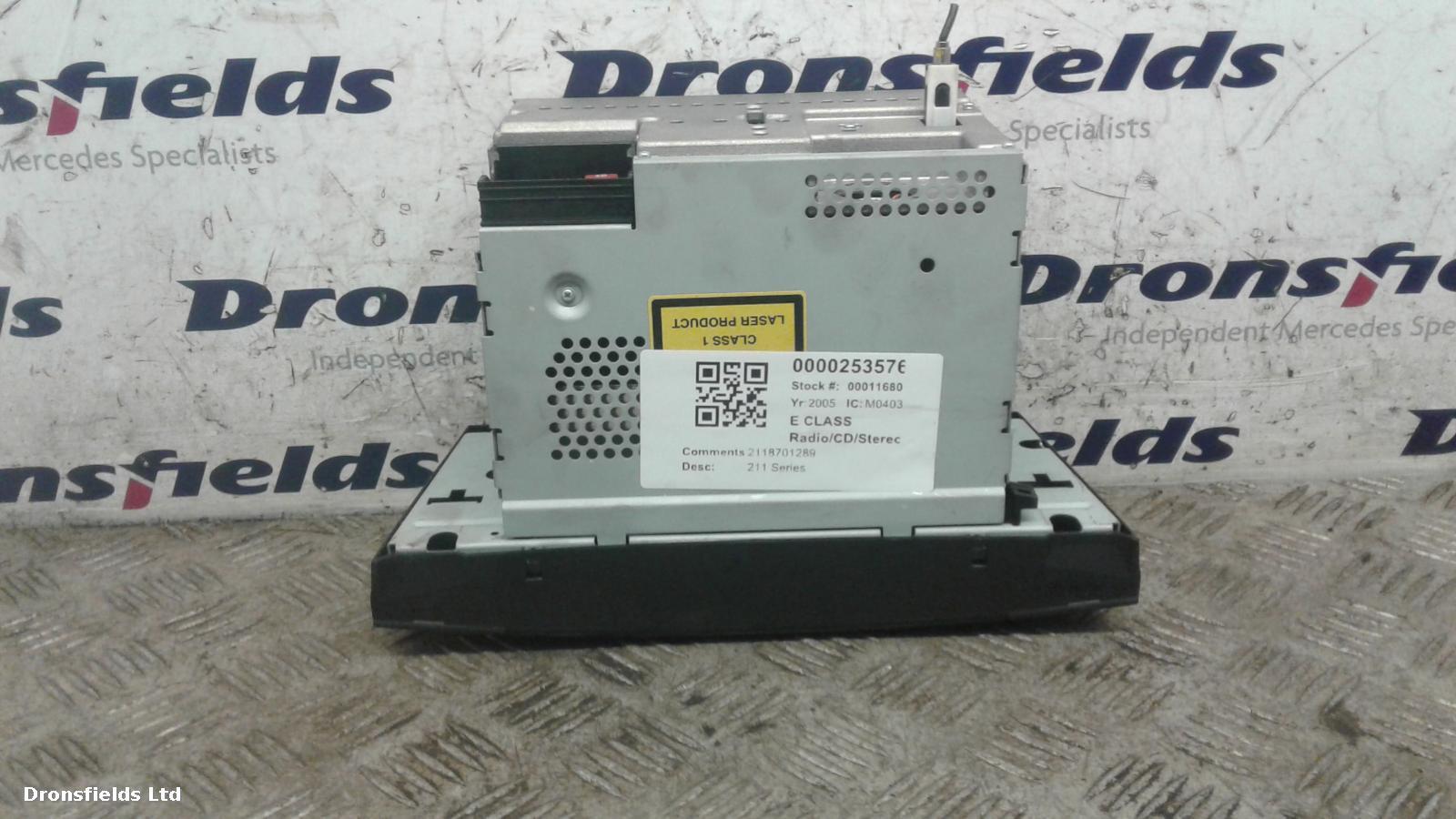 View Auto part A/V Equipment Mercedes E Class 2005