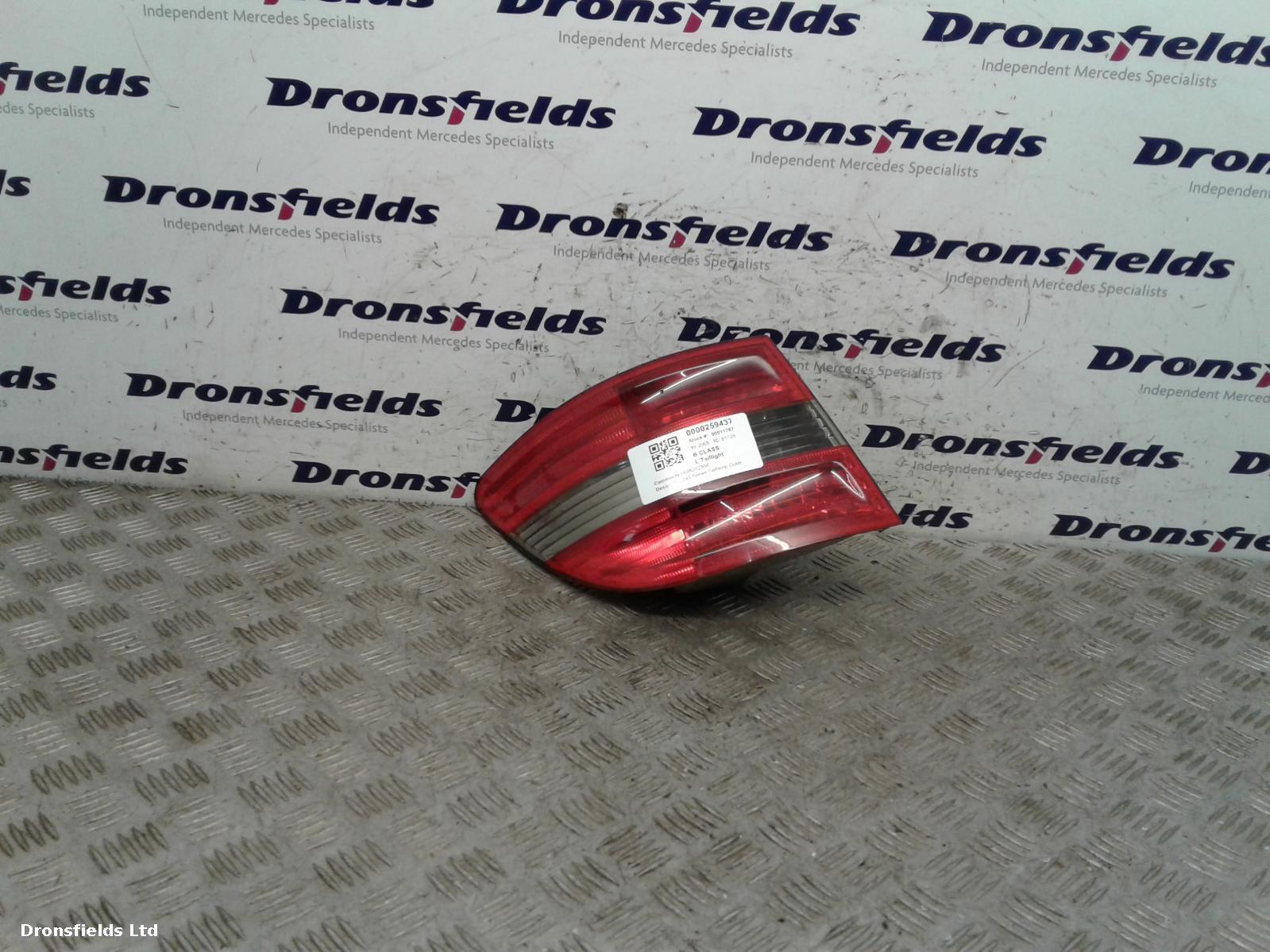 View Auto part L Taillight Mercedes B Class 2005