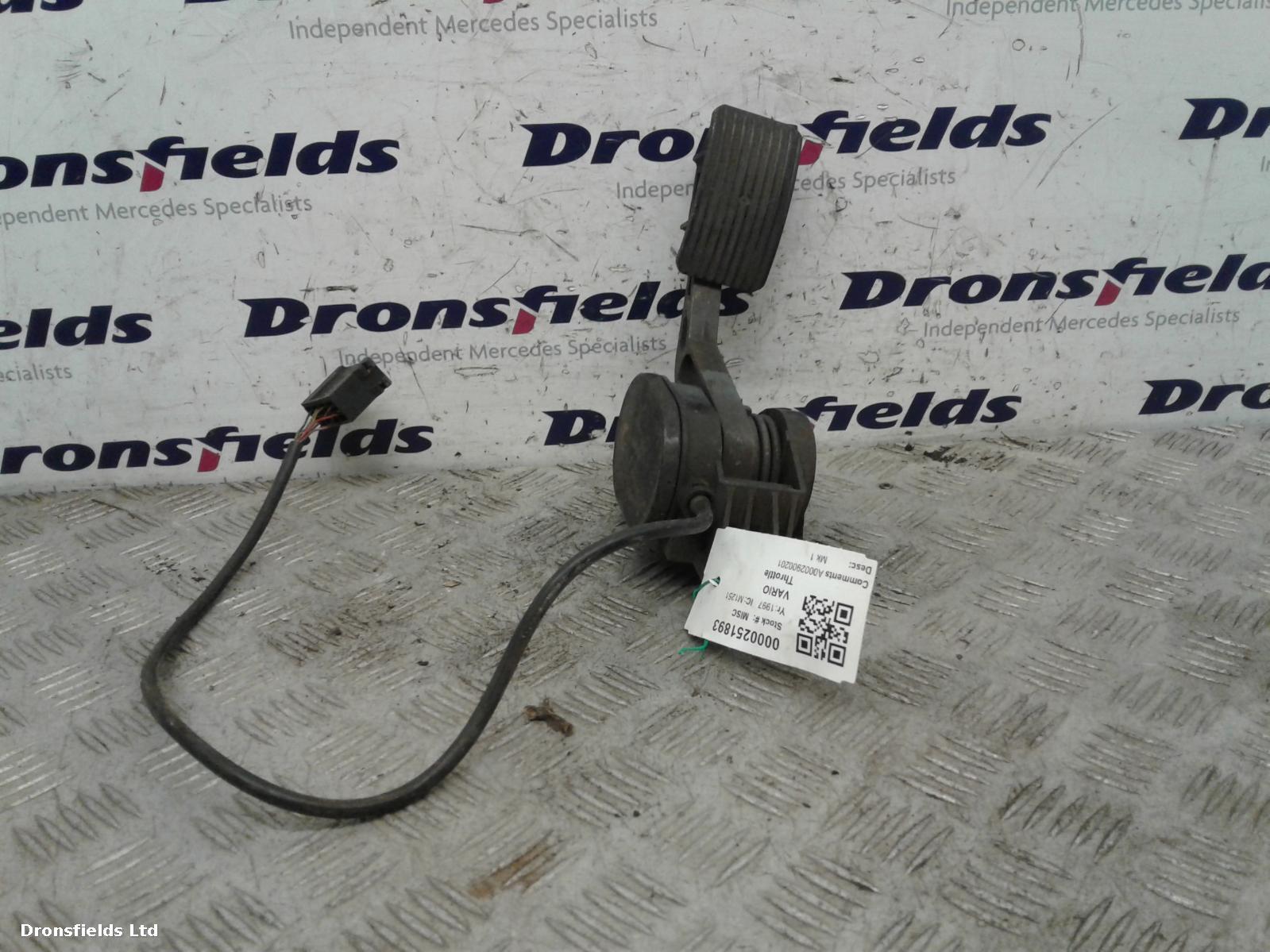 View Auto part Pedal Potentiometer Mercedes Vario 1997