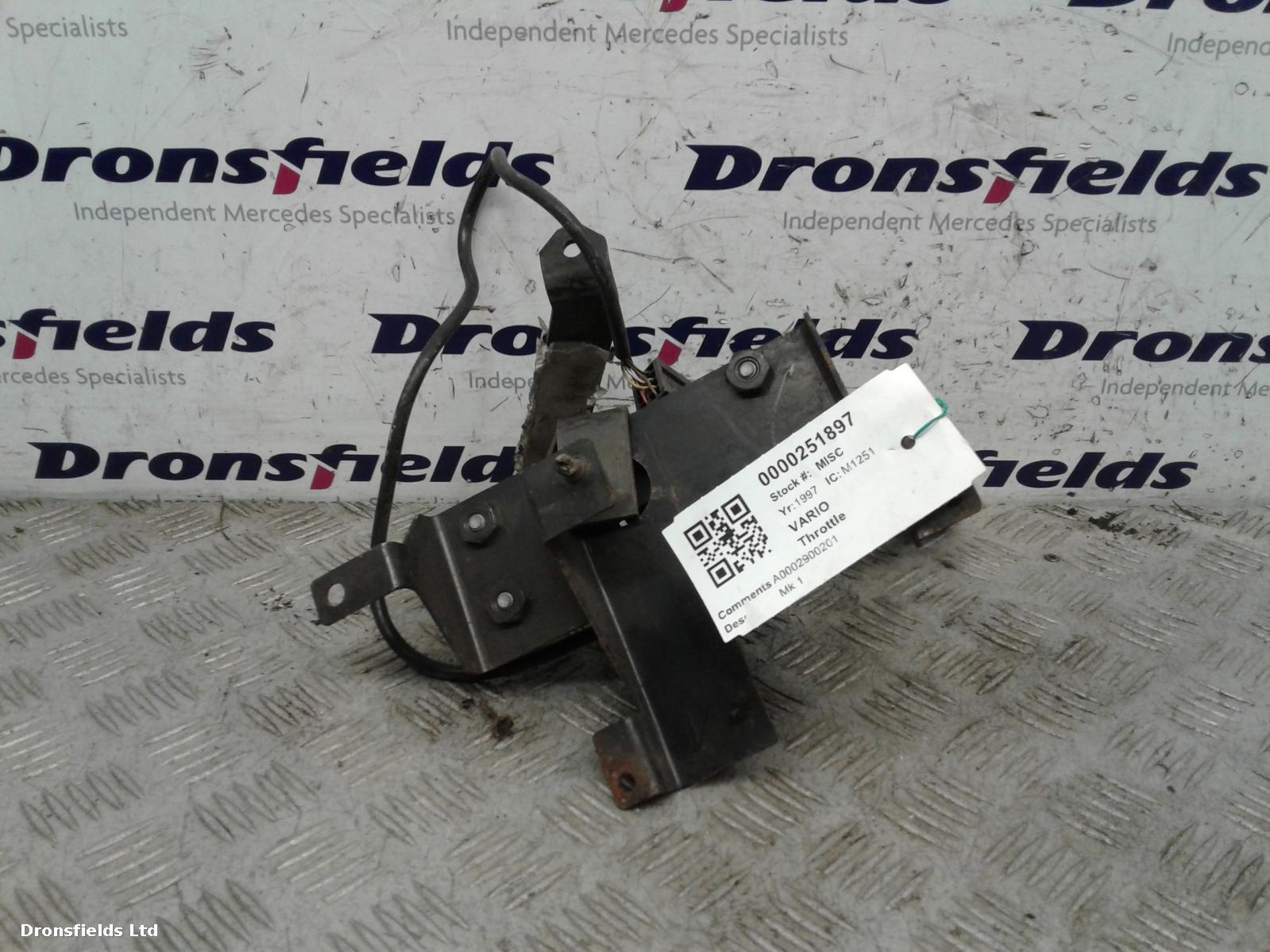 View Auto part Pedal Potentiometer Mercedes Vario 1997