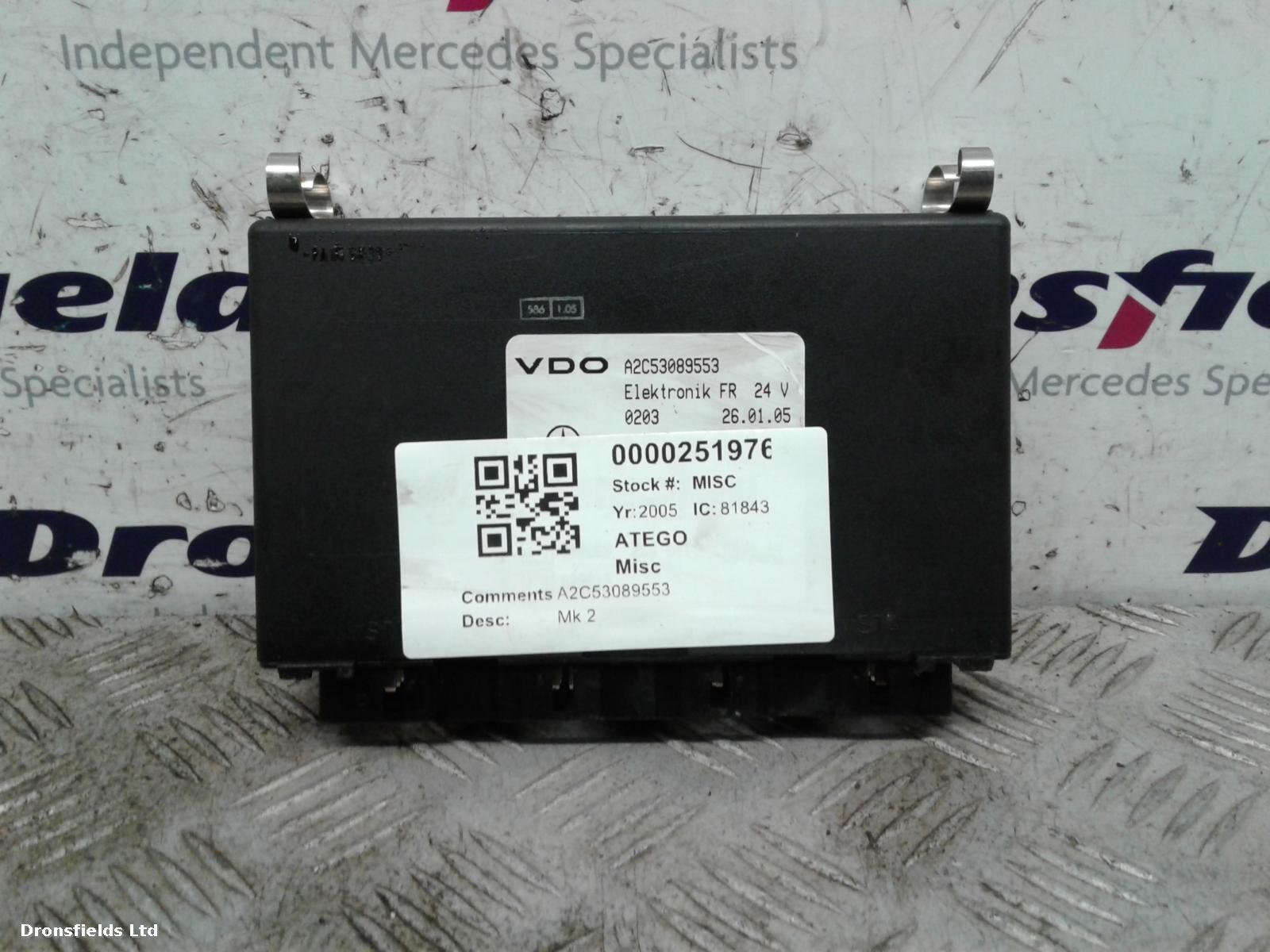 View Auto part Misc Mercedes Atego 2006