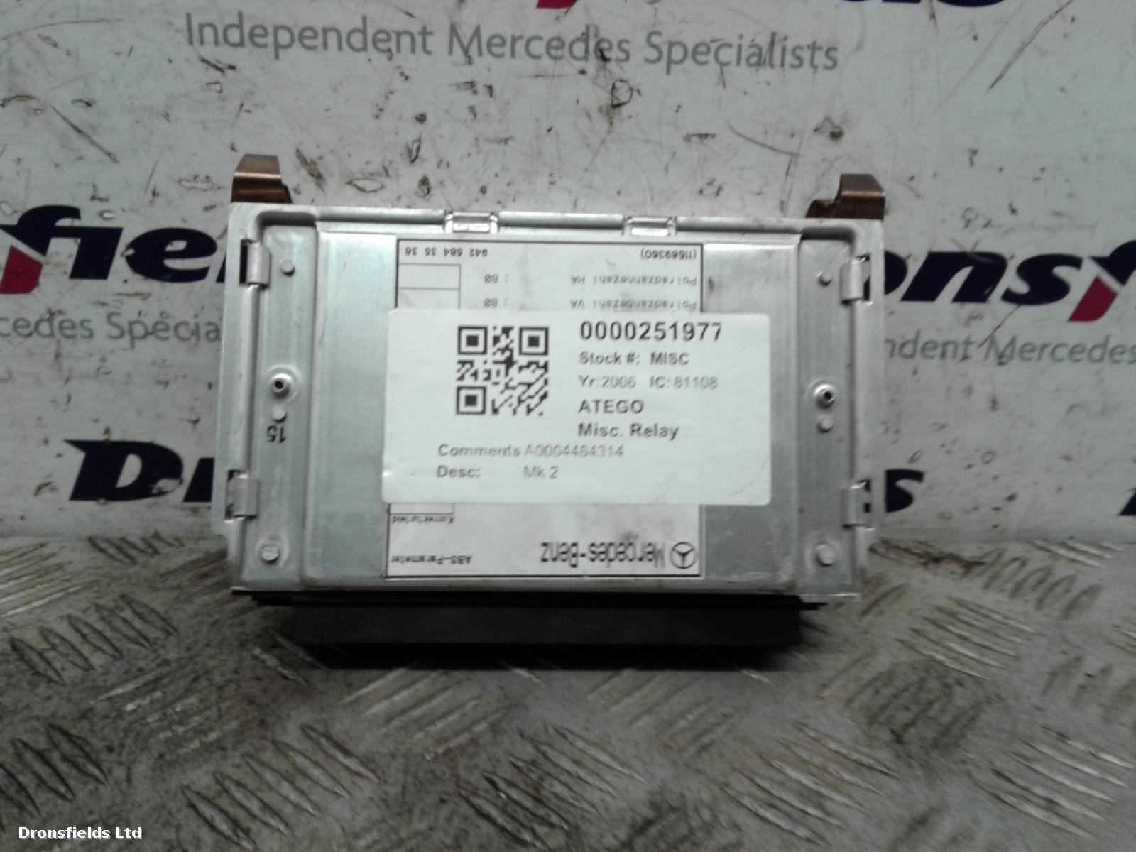 View Auto part Misc. Relay Mercedes Atego 2006
