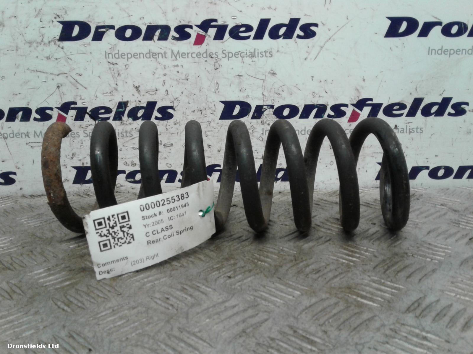 View Auto part Rear Coil Spring Mercedes C Class 2005