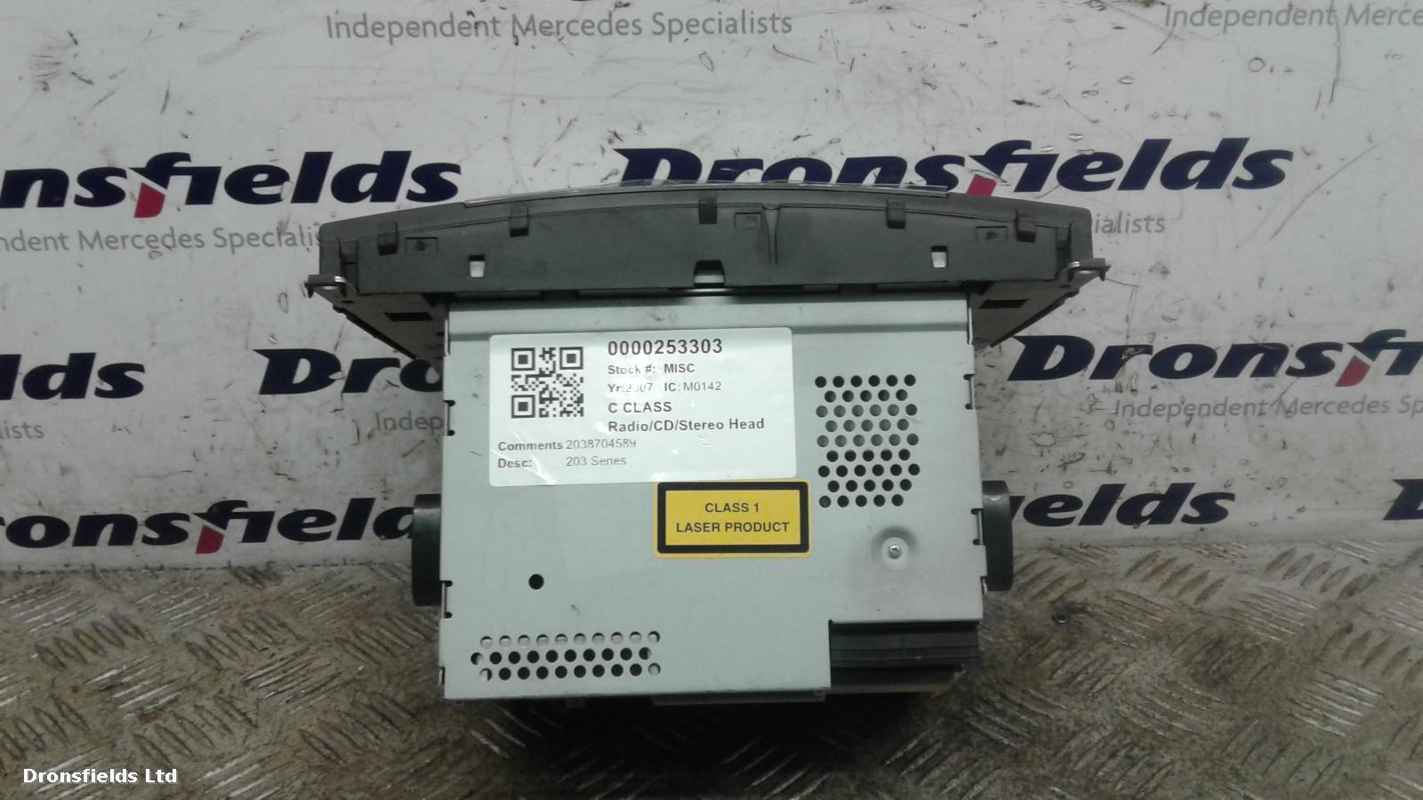 View Auto part A/V Equipment Mercedes C Class 2007