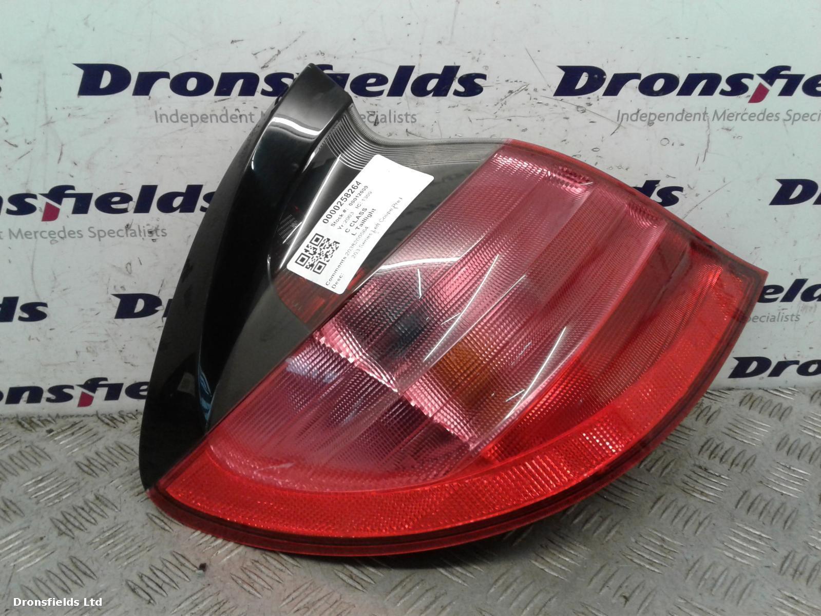 View Auto part L Taillight Mercedes C Class 2003