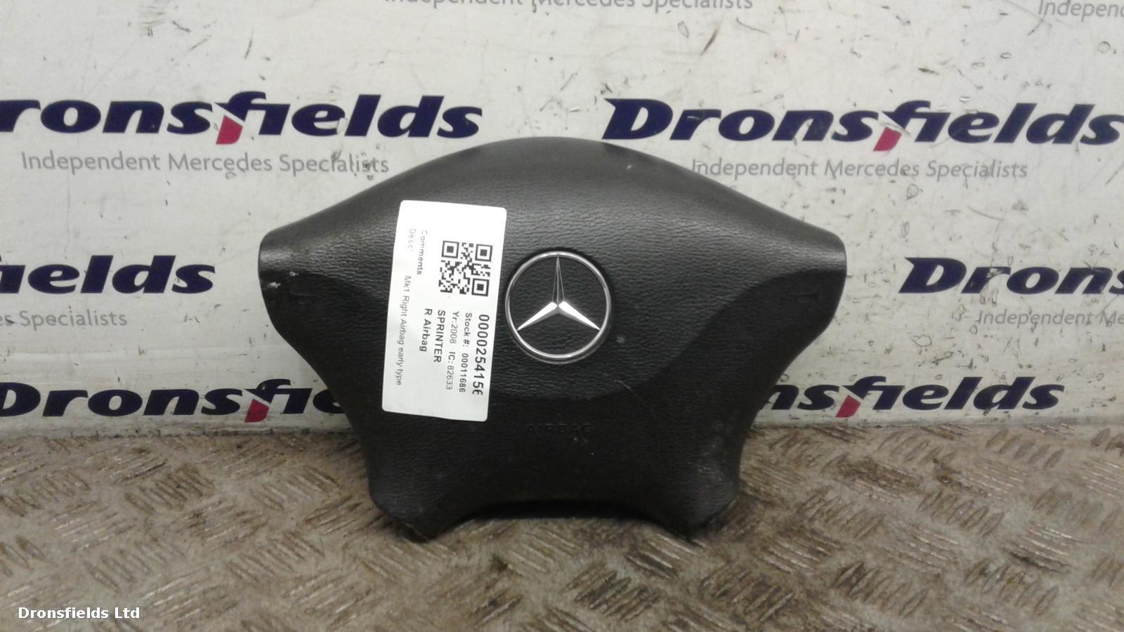 View Auto part R Air Bag Mercedes Sprinter 2008
