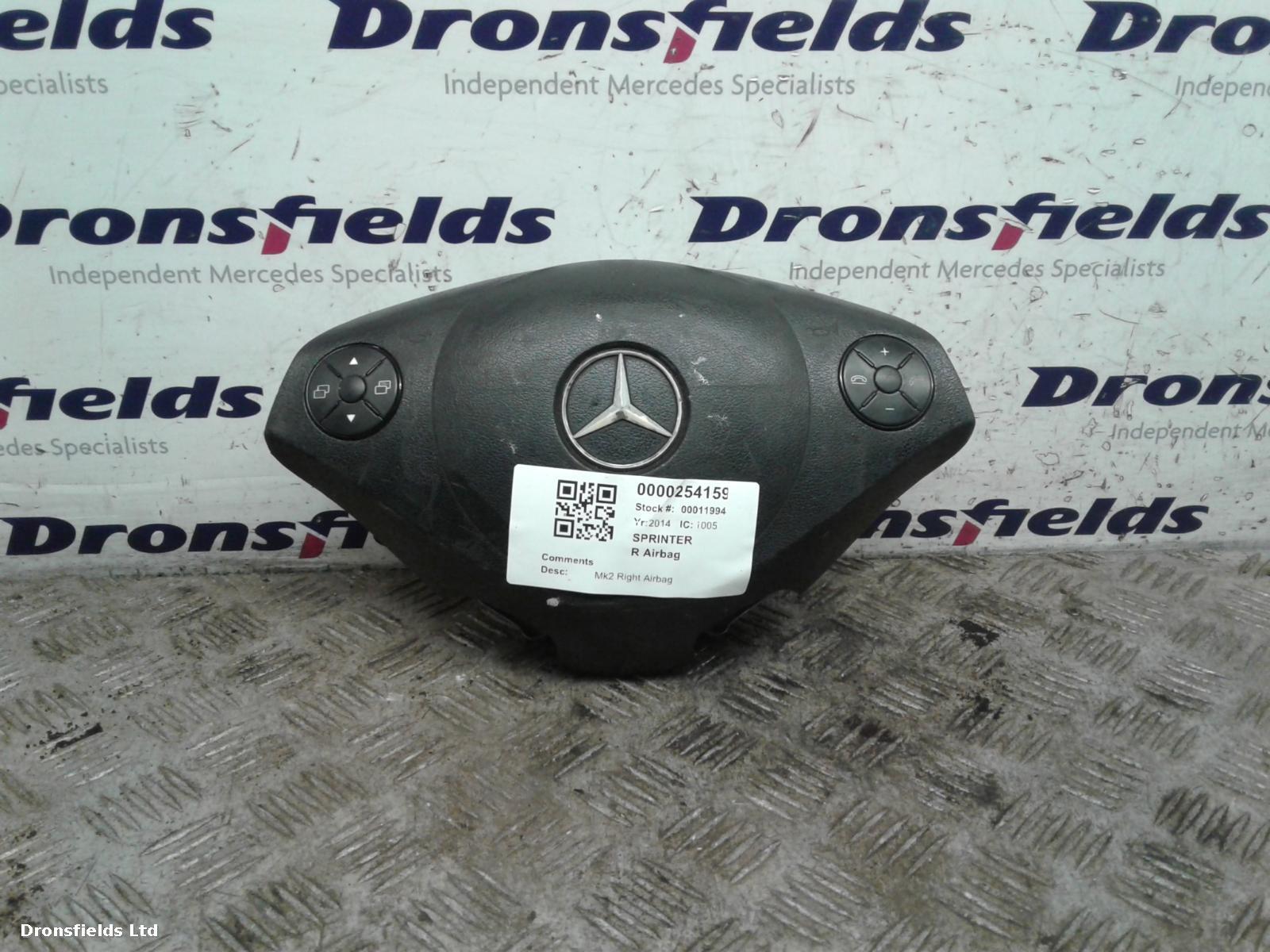 View Auto part R Air Bag Mercedes Sprinter 2014
