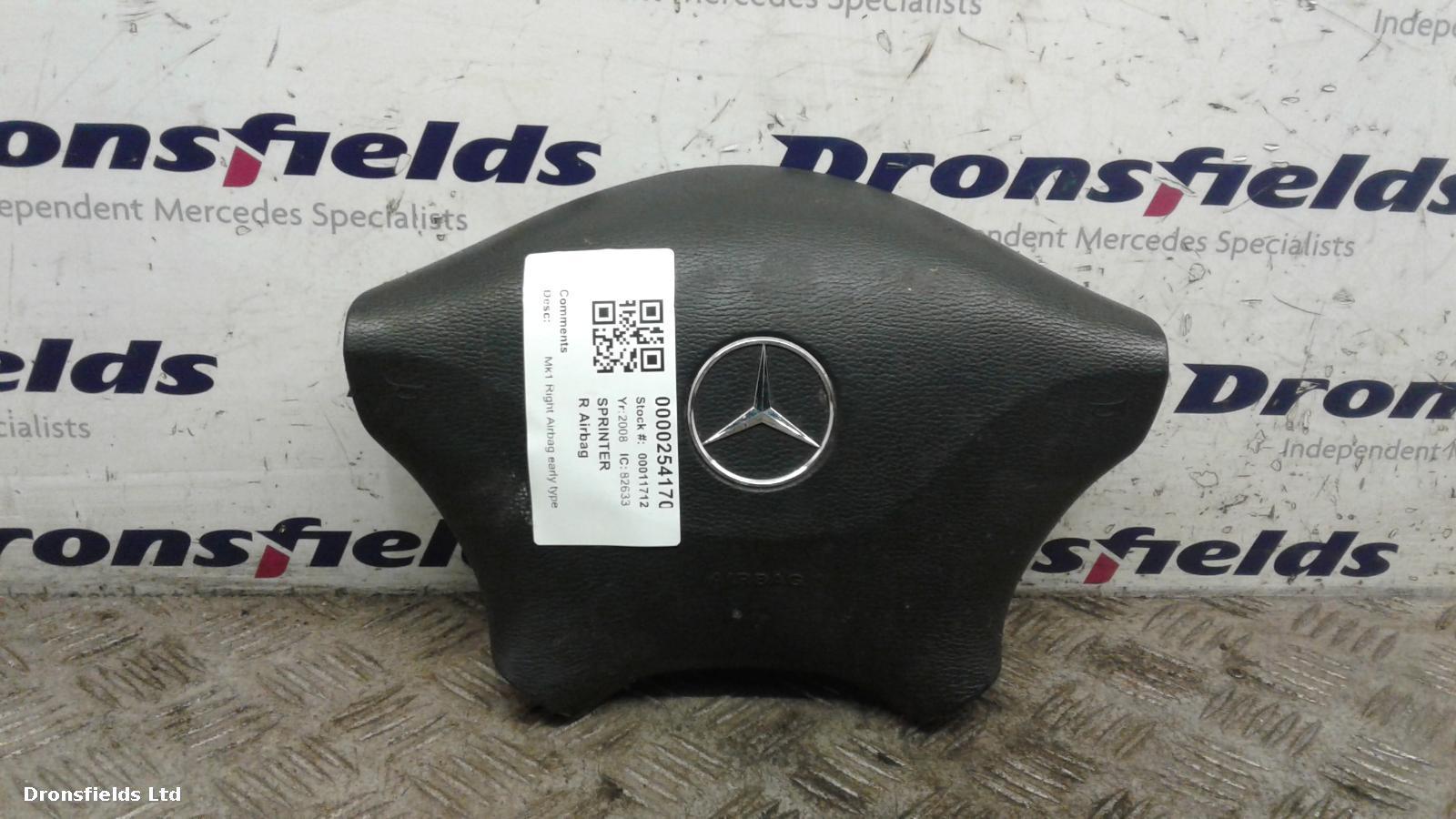 View Auto part R Air Bag Mercedes Sprinter 2008