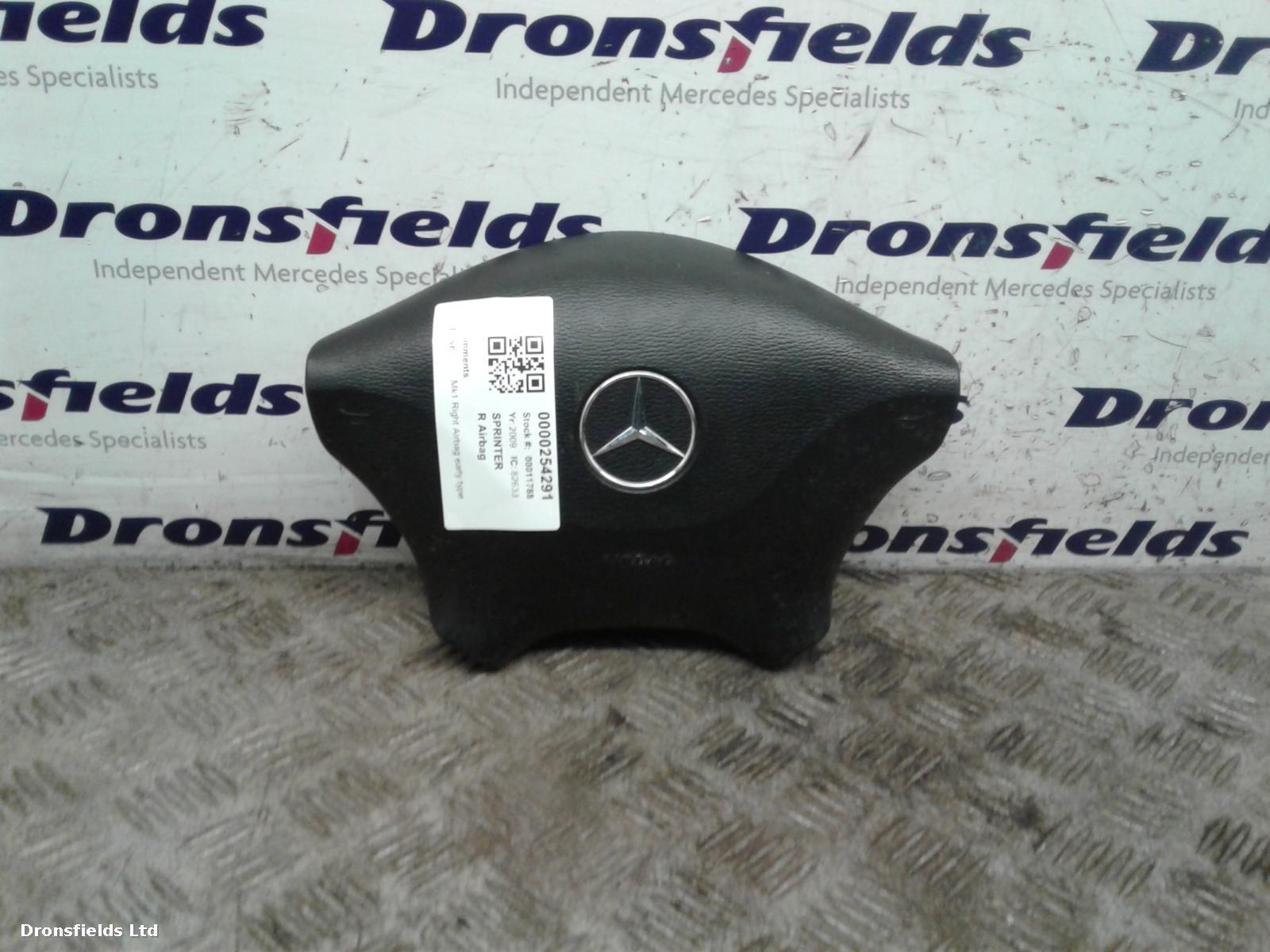 View Auto part R Air Bag Mercedes Sprinter 2009