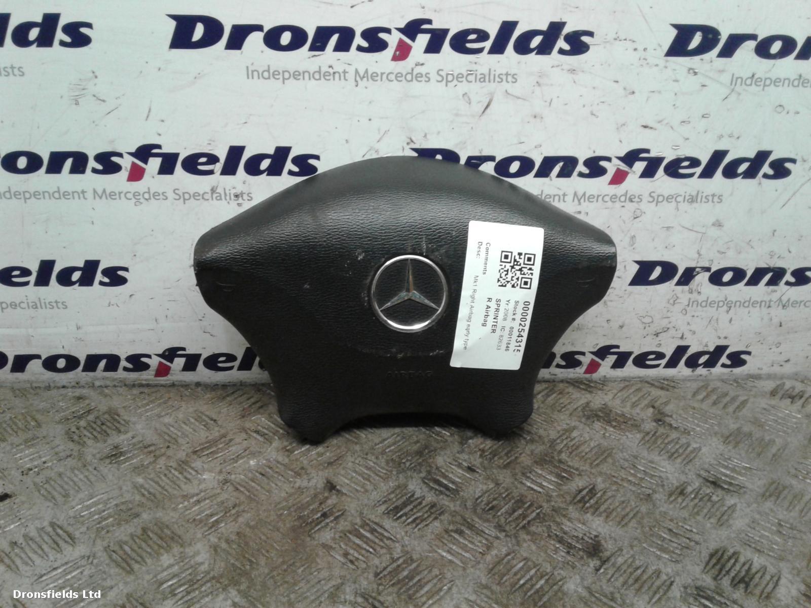 View Auto part R Air Bag Mercedes Sprinter 2008