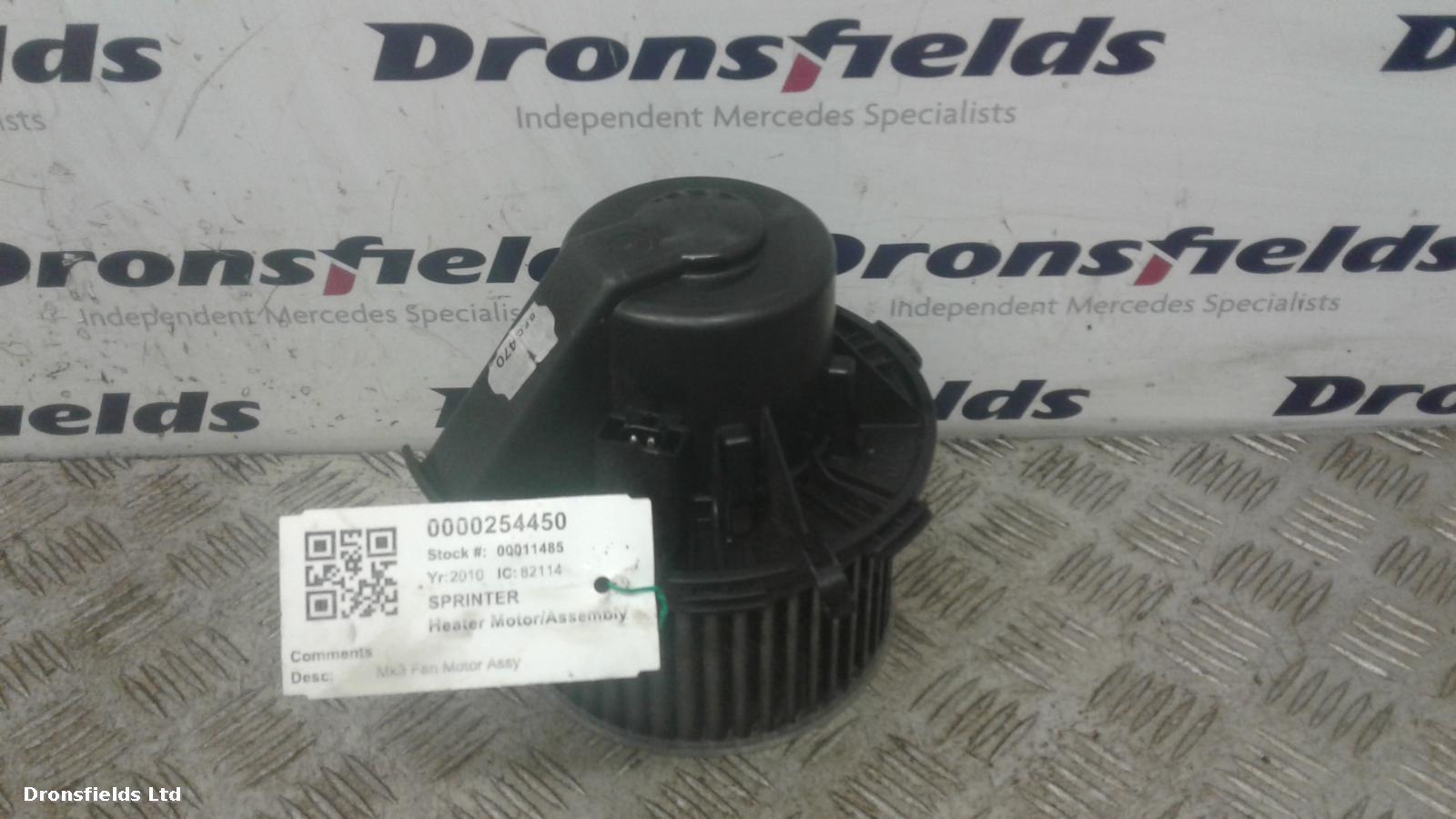 View Auto part Heater Motor/Assembly Mercedes Sprinter 2010