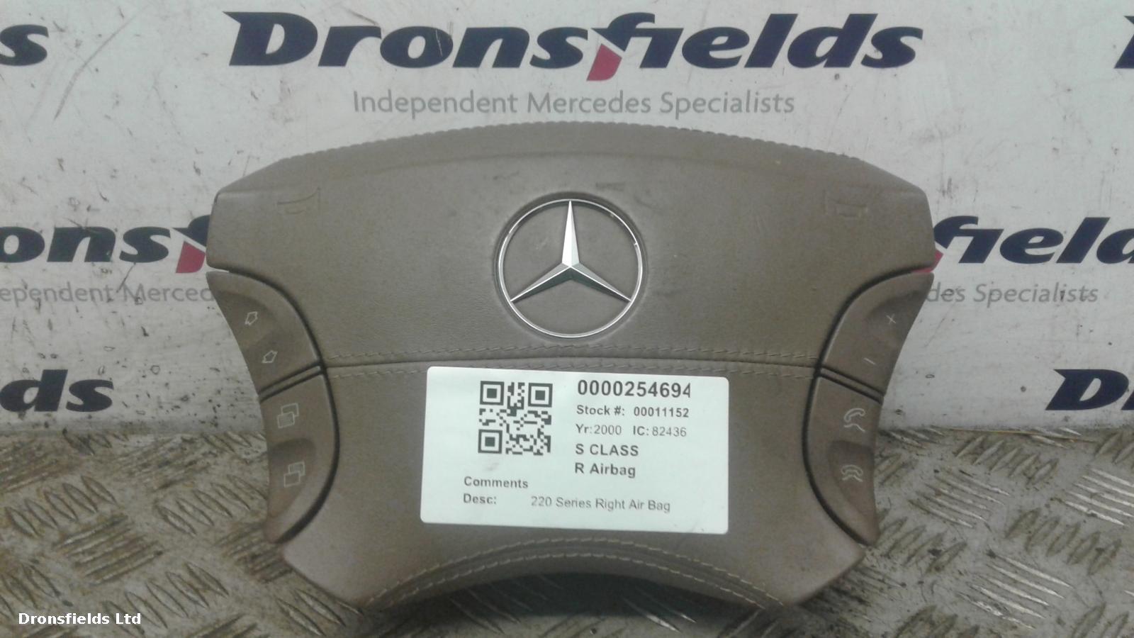 View Auto part R Air Bag Mercedes S Class 2000