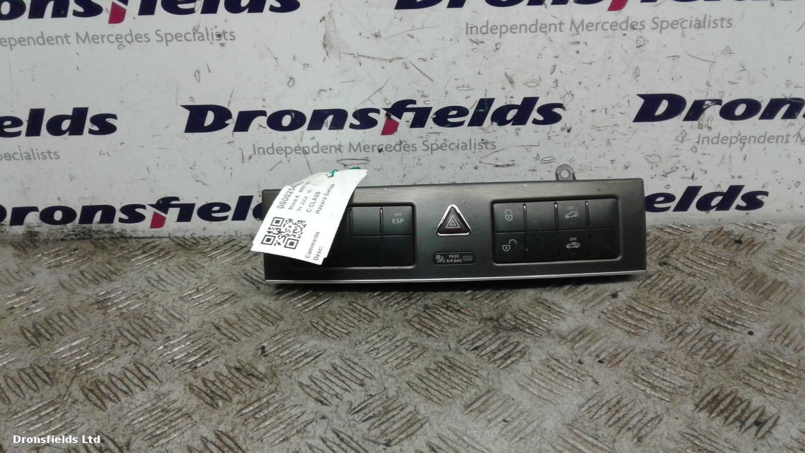 View Auto part Hazard Switch Mercedes C Class 2004