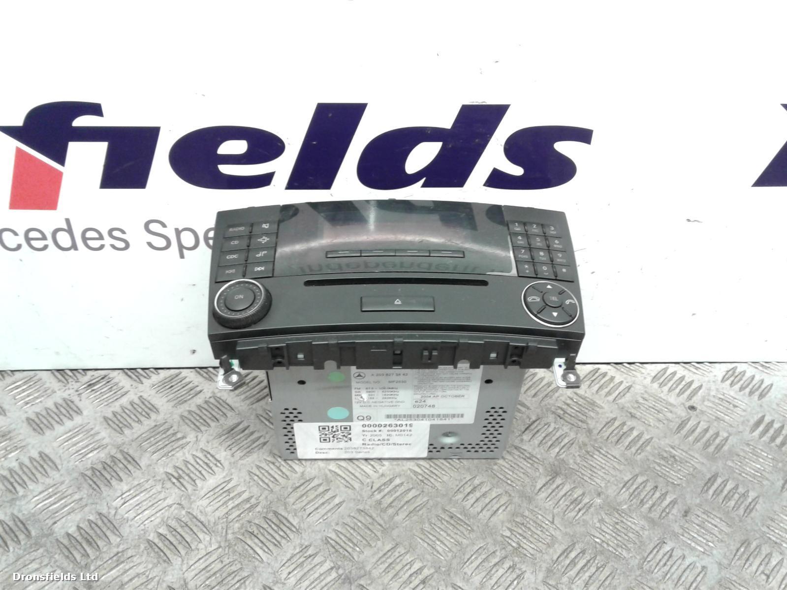 View Auto part A/V Equipment Mercedes C Class 2005