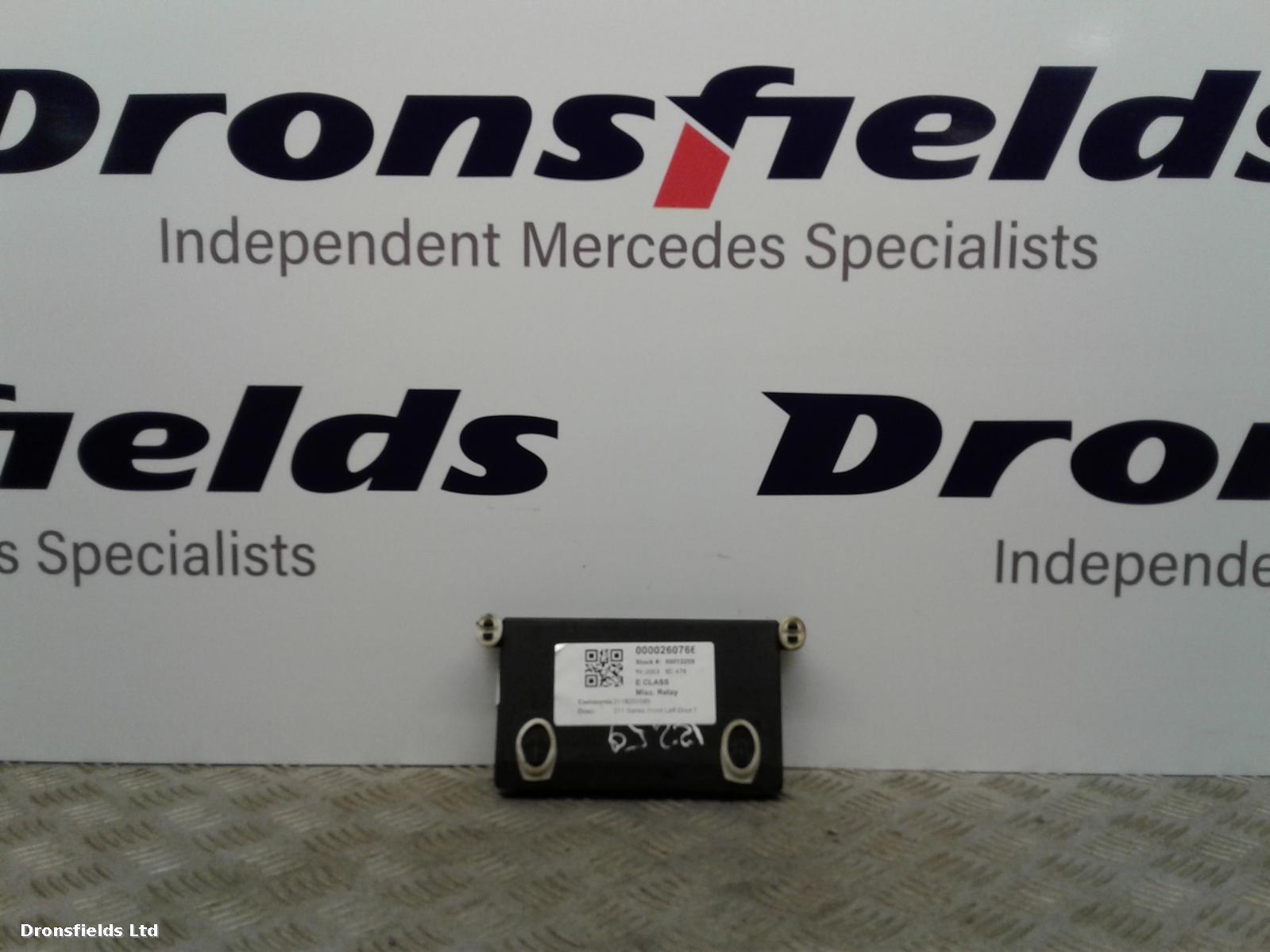 View Auto part Misc. Relay Mercedes E Class 2003